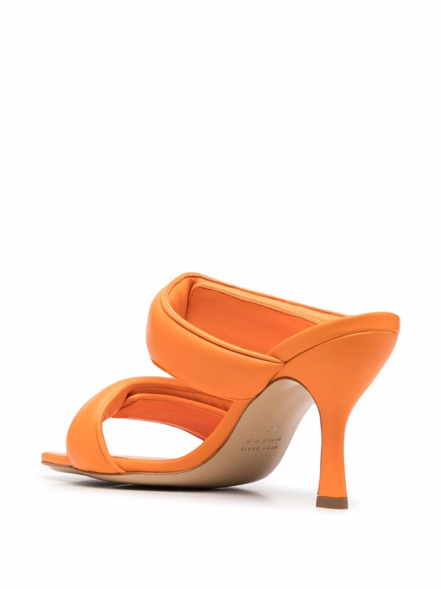 double-strap leather sandals