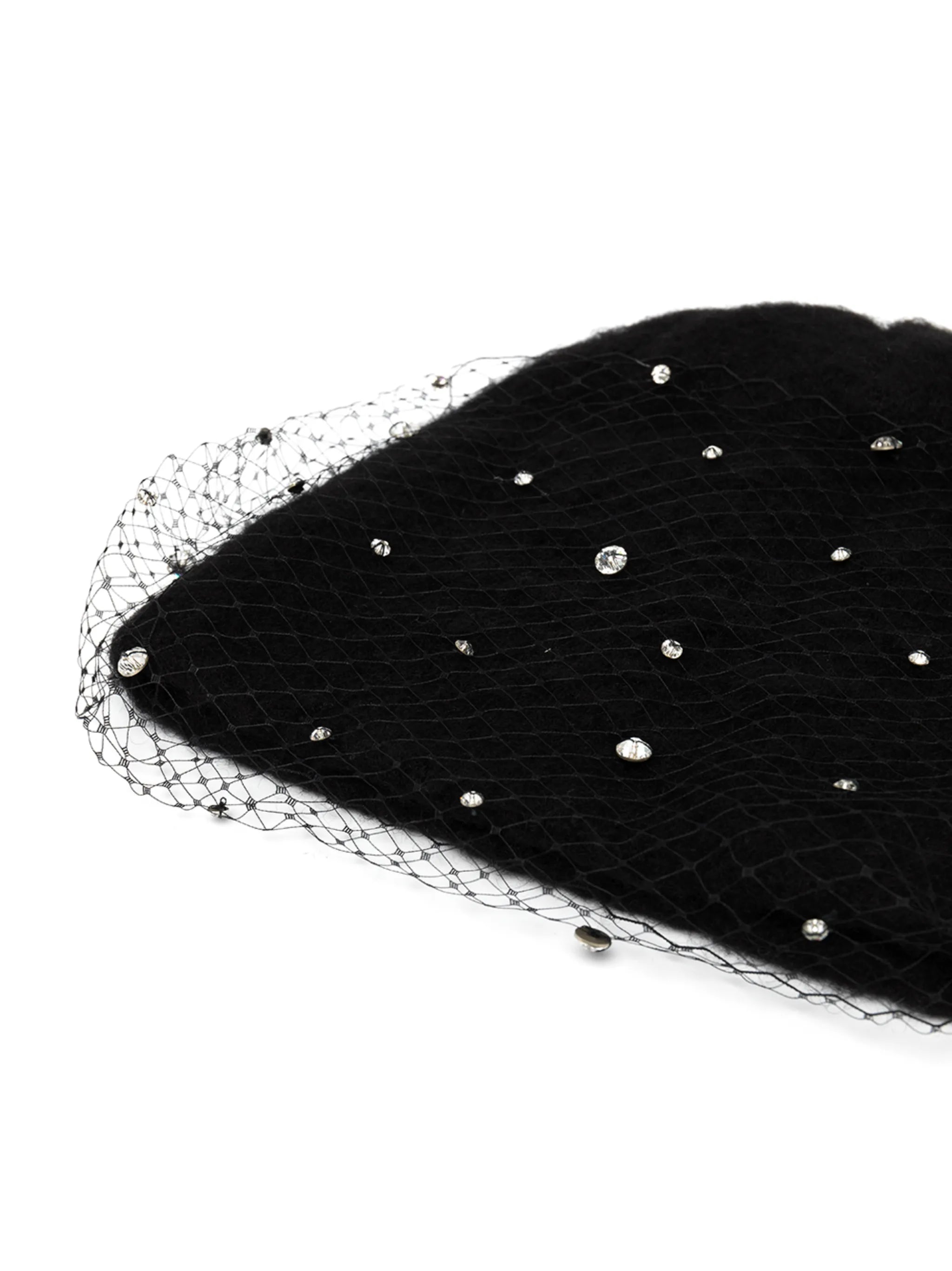 Alaina mesh-embellished beanie