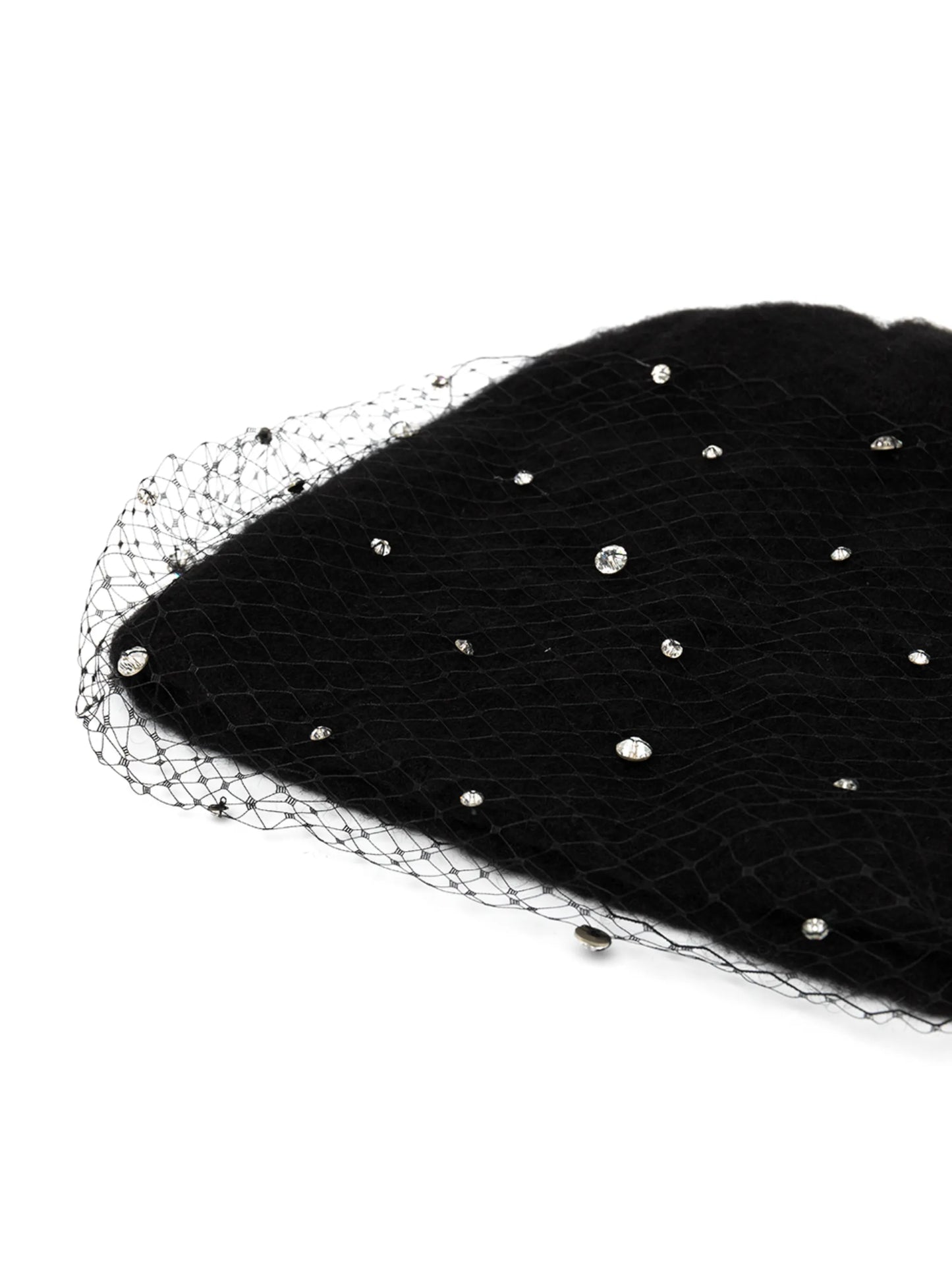 Alaina mesh-embellished beanie