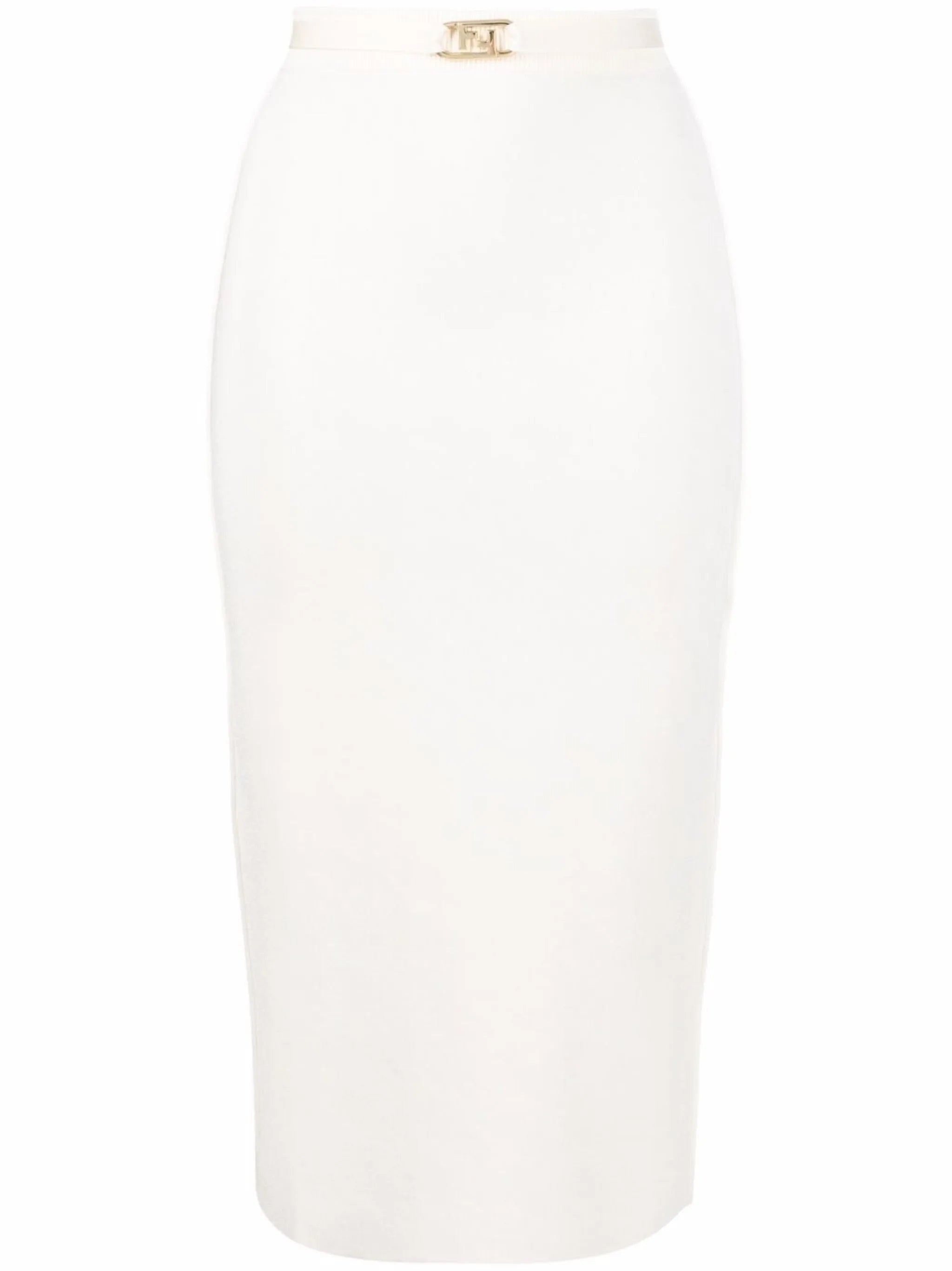 high-waisted pencil skirt