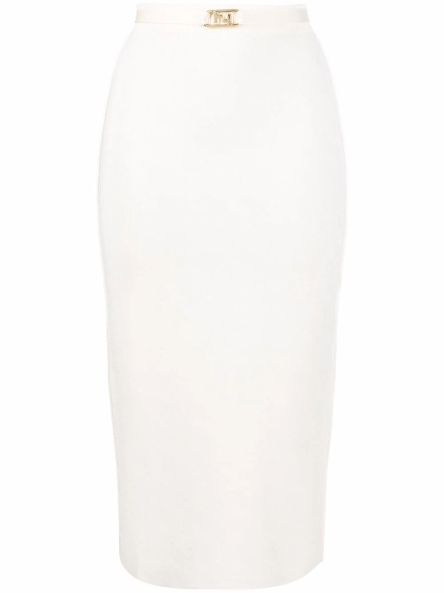 high-waisted pencil skirt