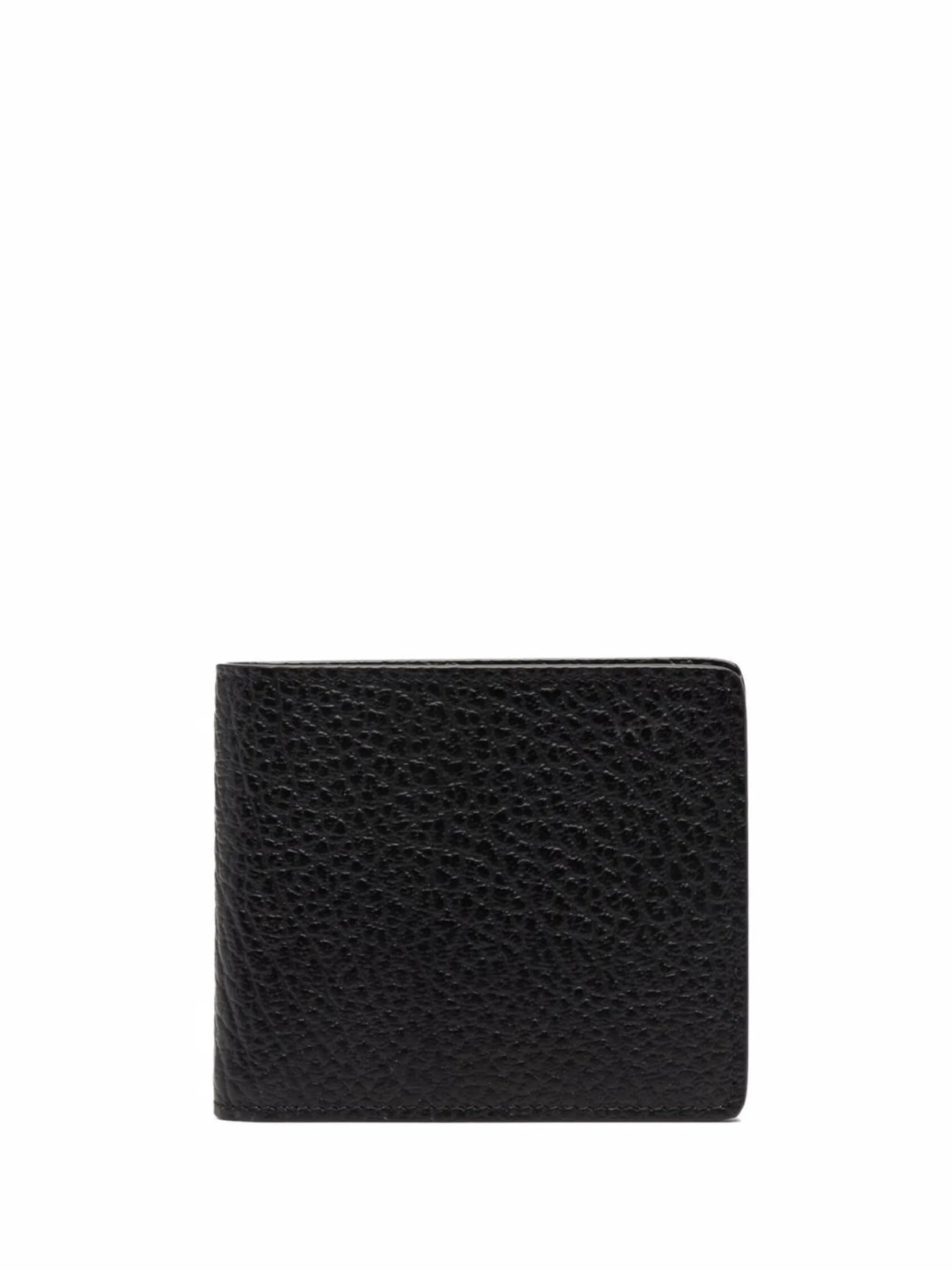 four-stitch grained leather wallet
