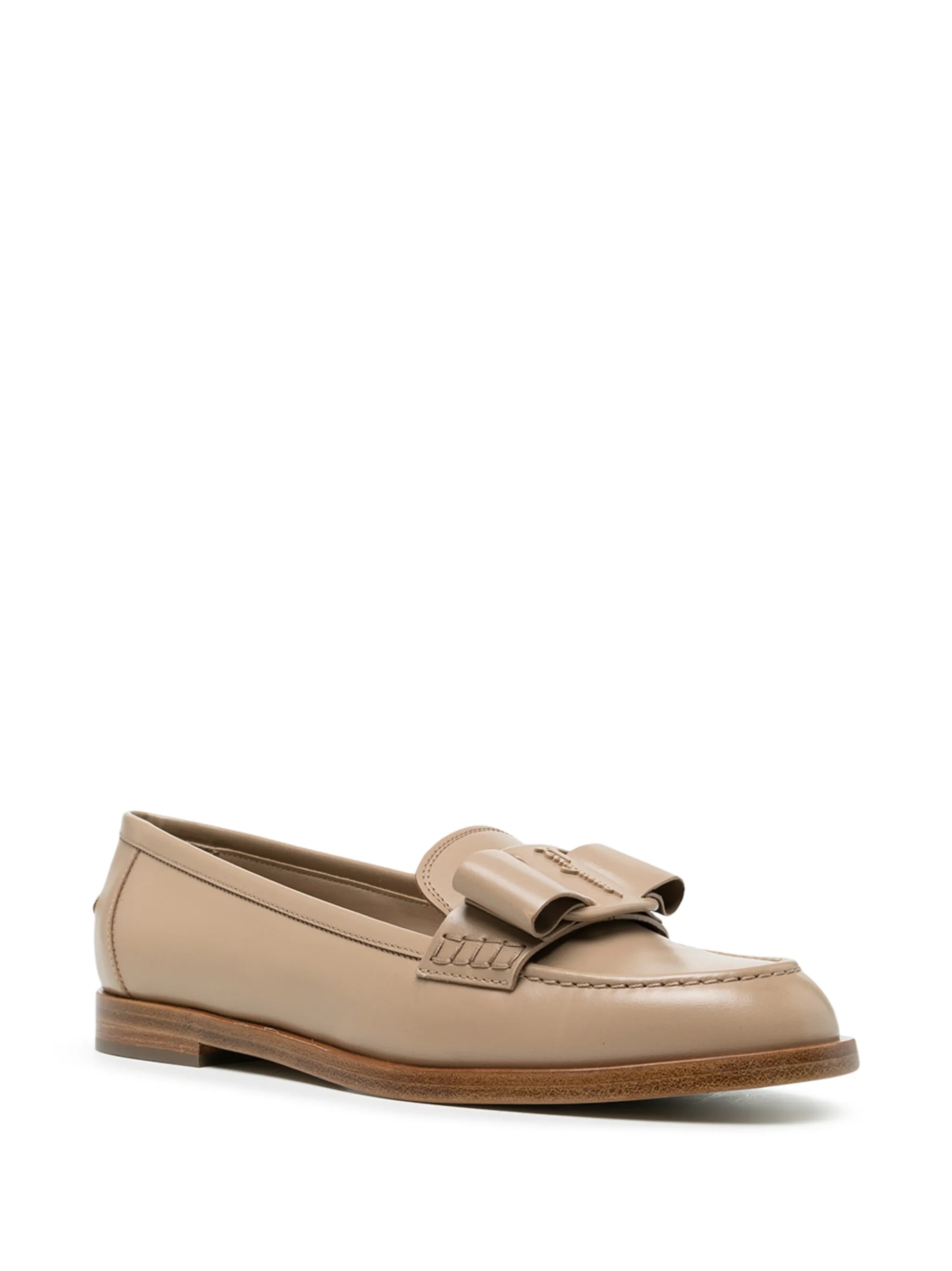 Vivaldo bow-detail leather loafers