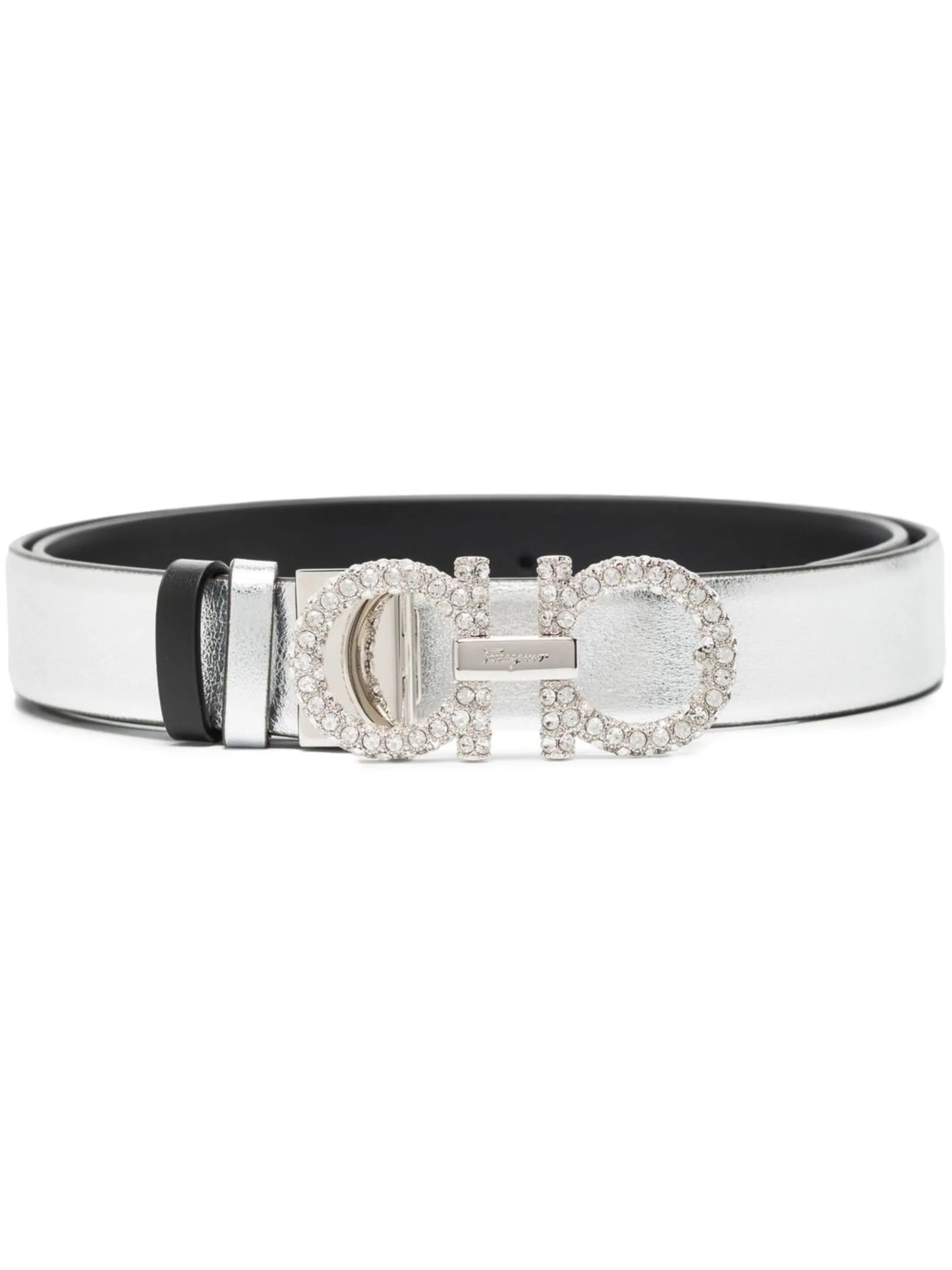 embellished Gancini belt