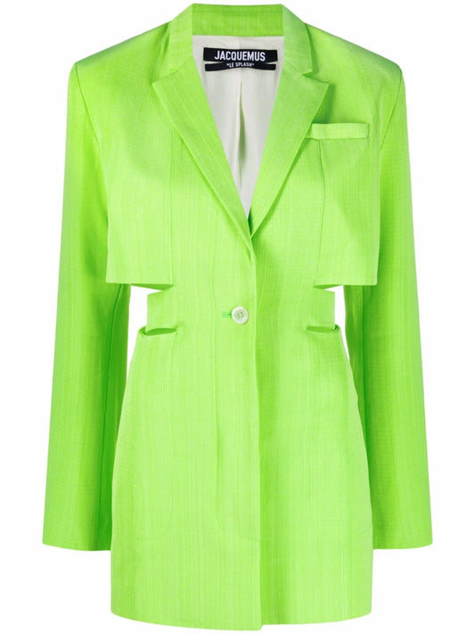 Bari cut-out tailored dress