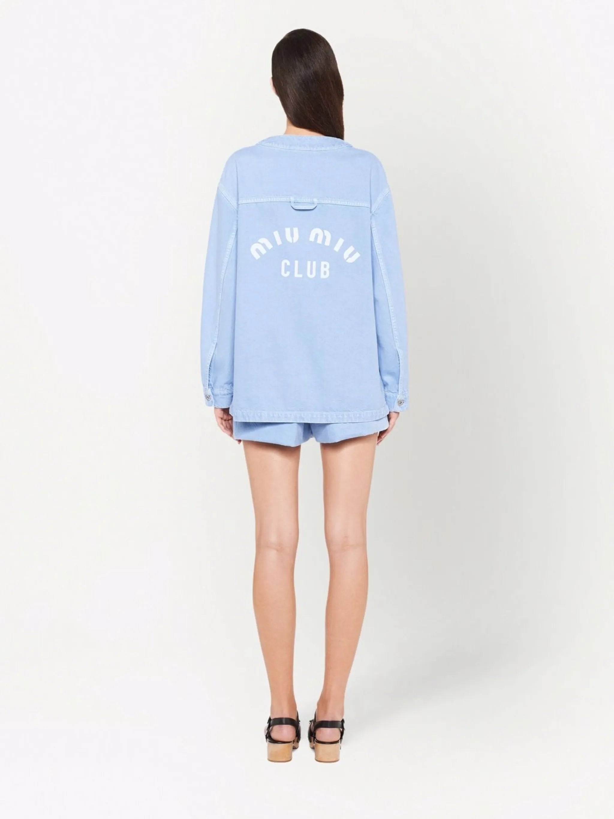 garment-dyed drill blouson jacket