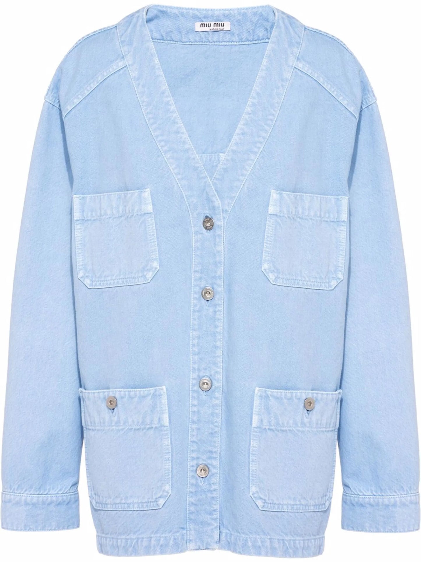 garment-dyed drill blouson jacket