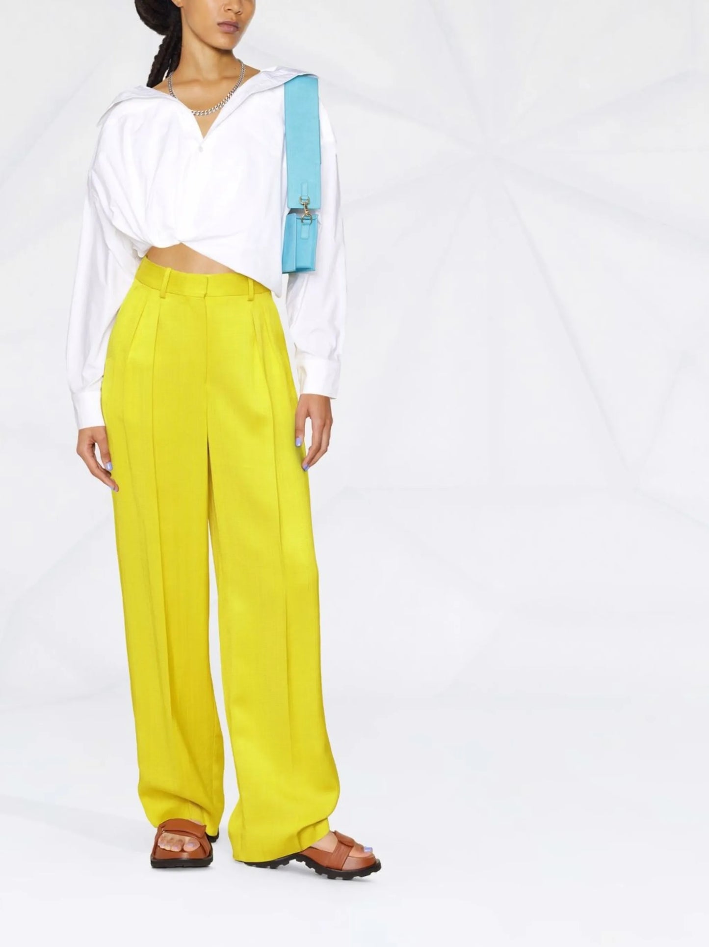 La Chemise Mejean tucked blouse