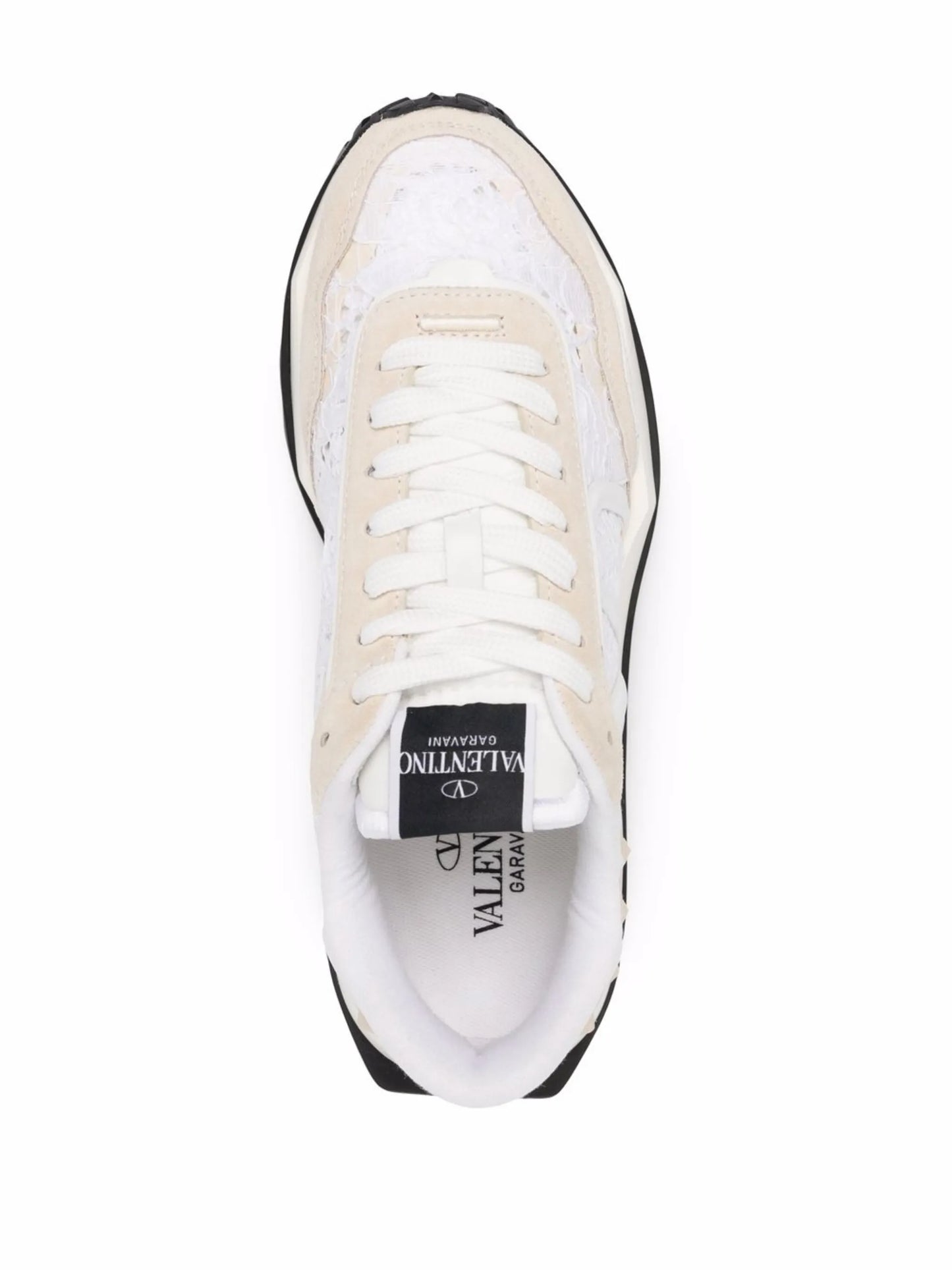 Lacerunner lace panelled sneakers