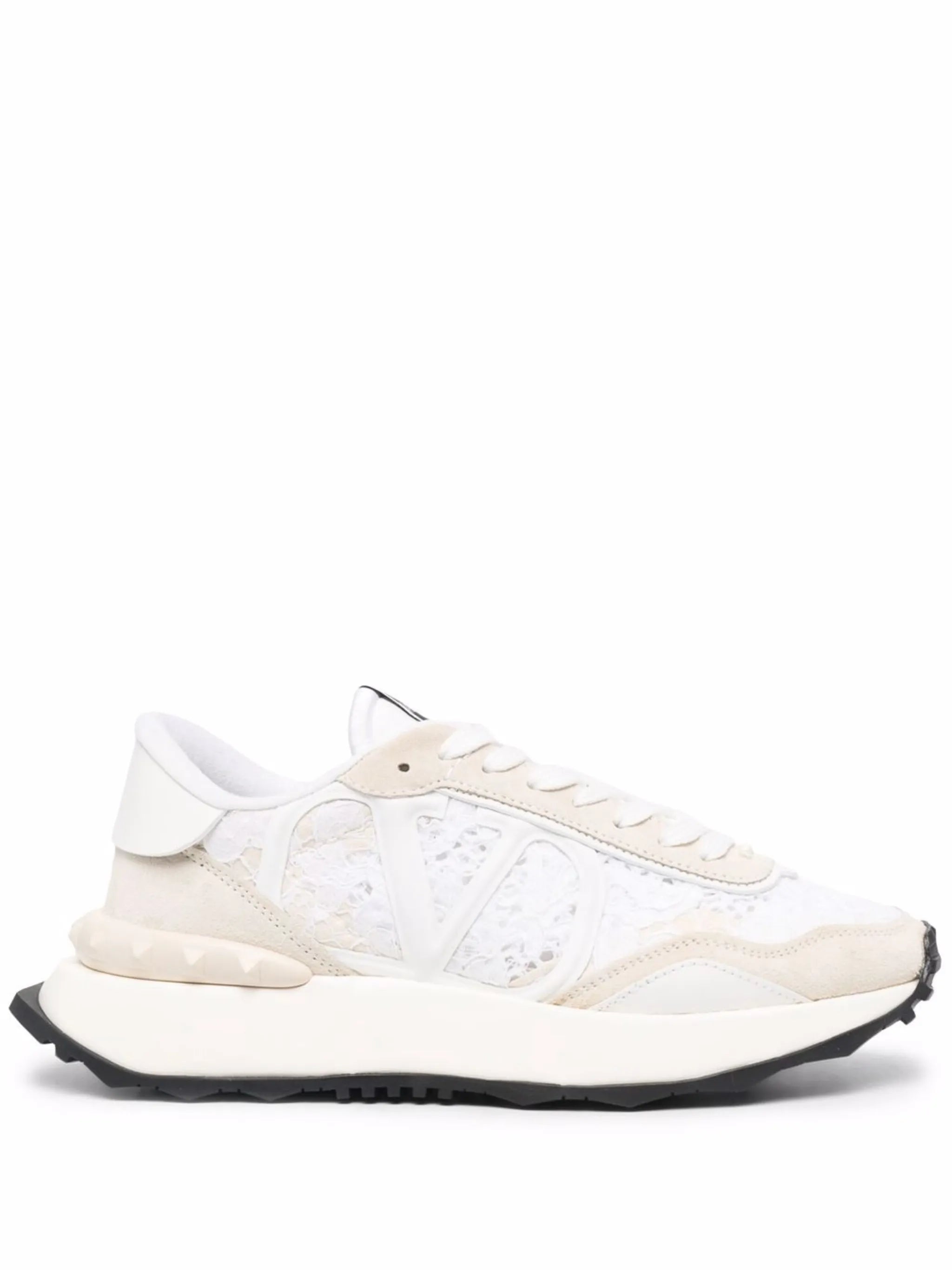 Lacerunner lace panelled sneakers