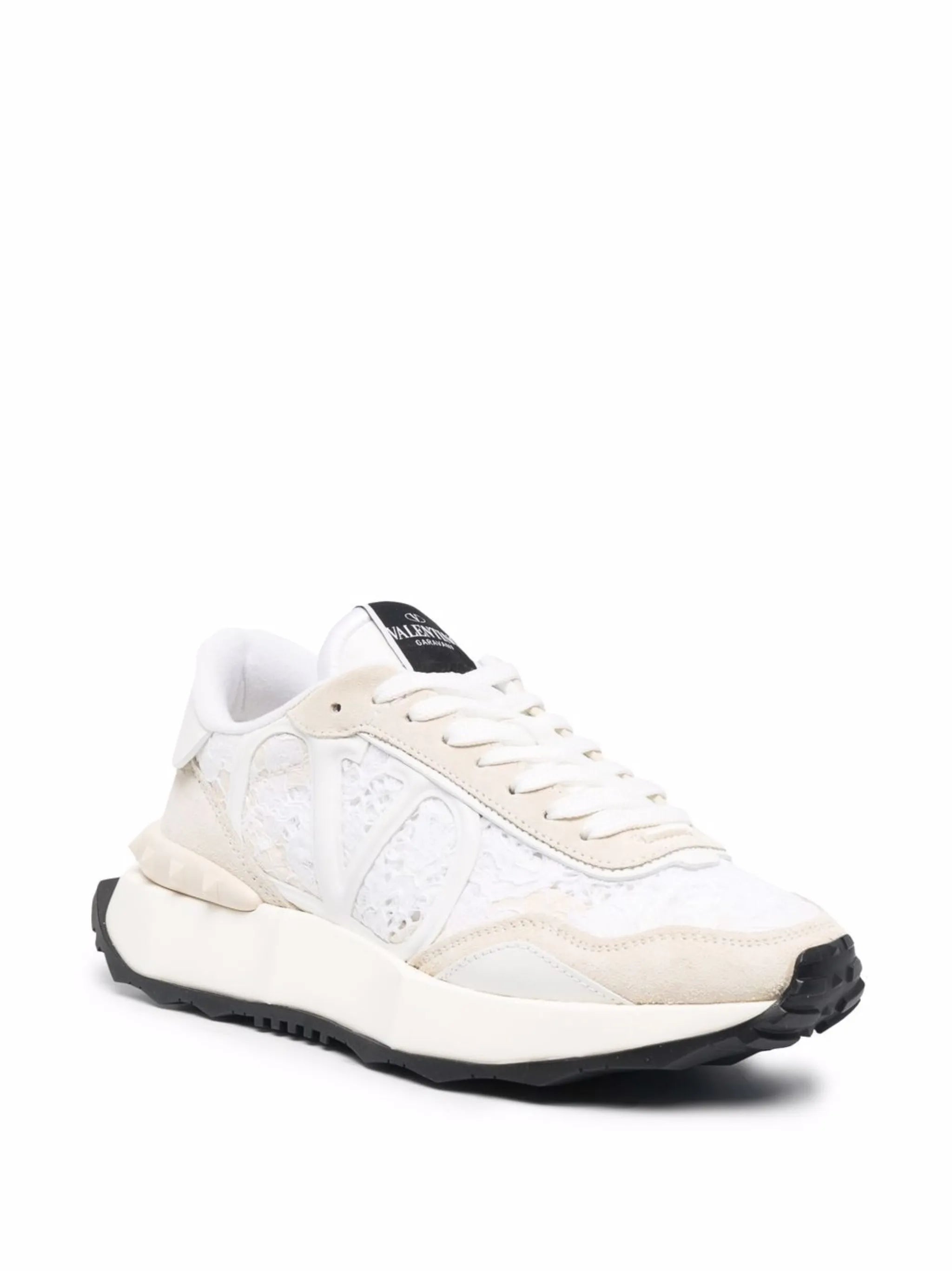 Lacerunner lace panelled sneakers