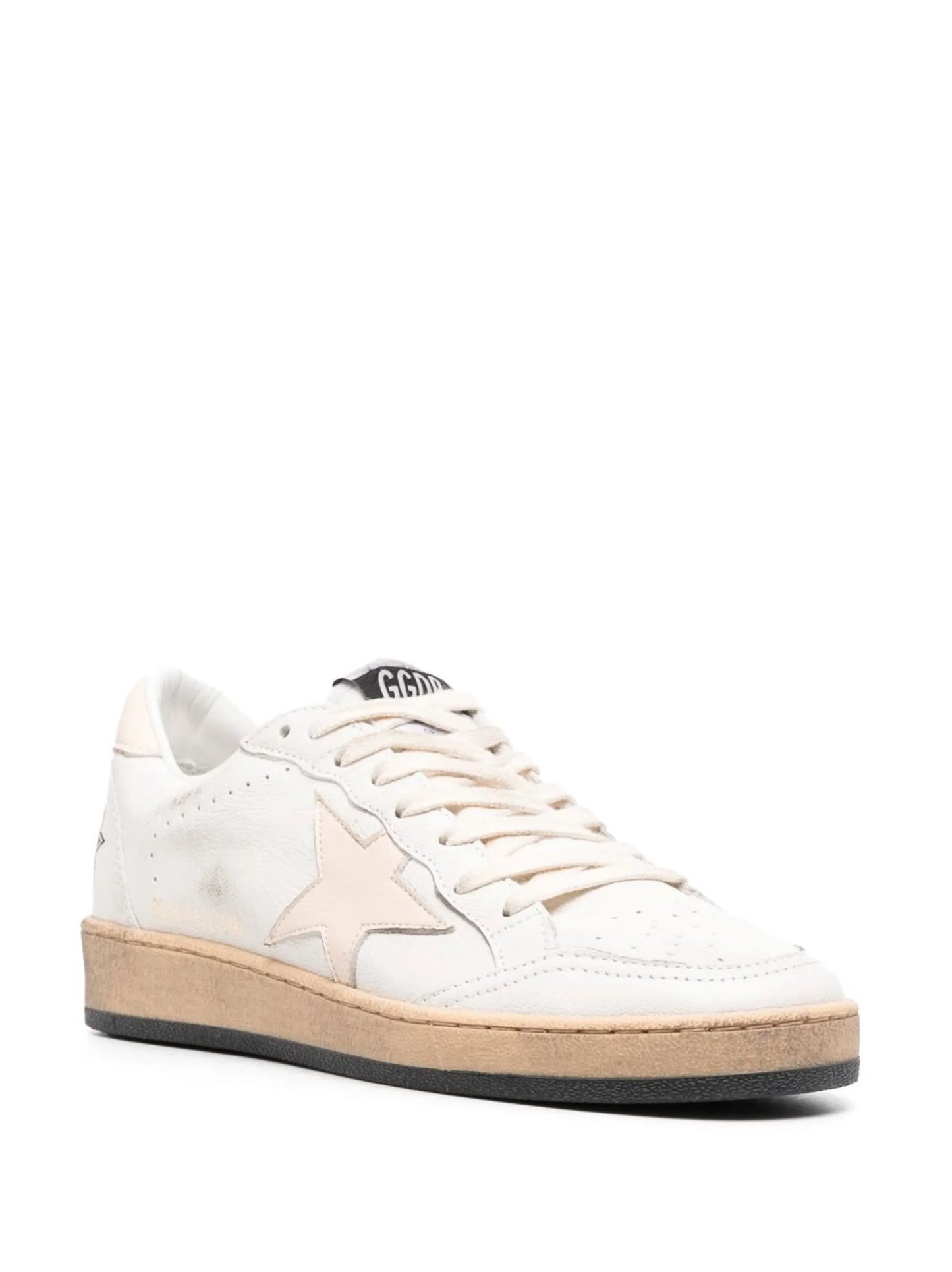 White Ball Star Low-Top Sneakers