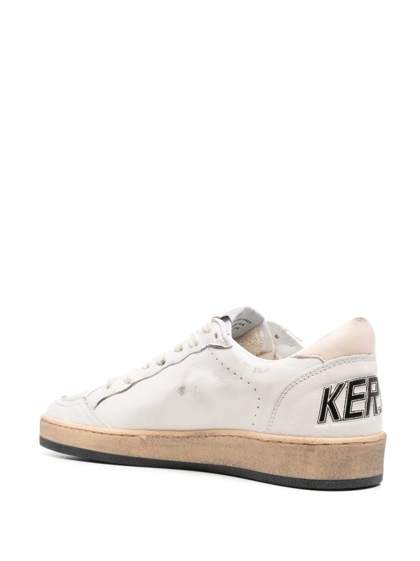 White Ball Star Low-Top Sneakers