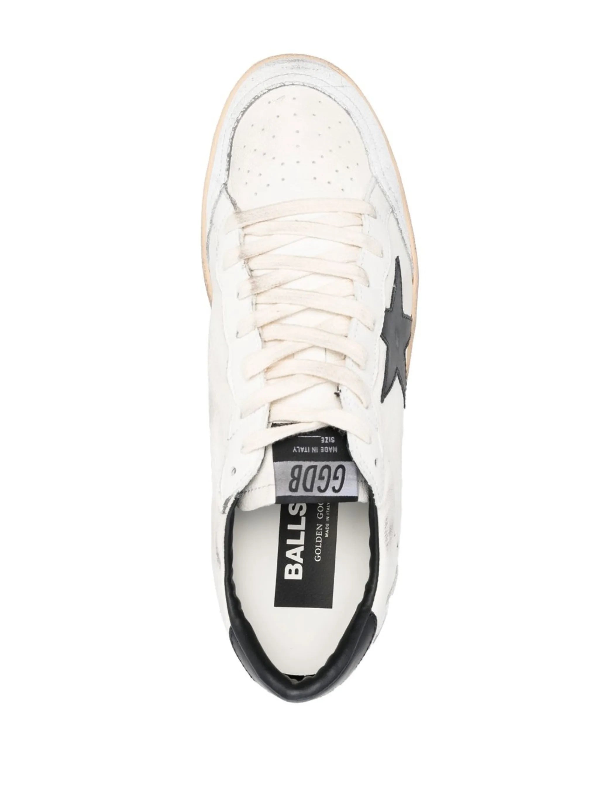 Ball Star distressed-effect sneakers