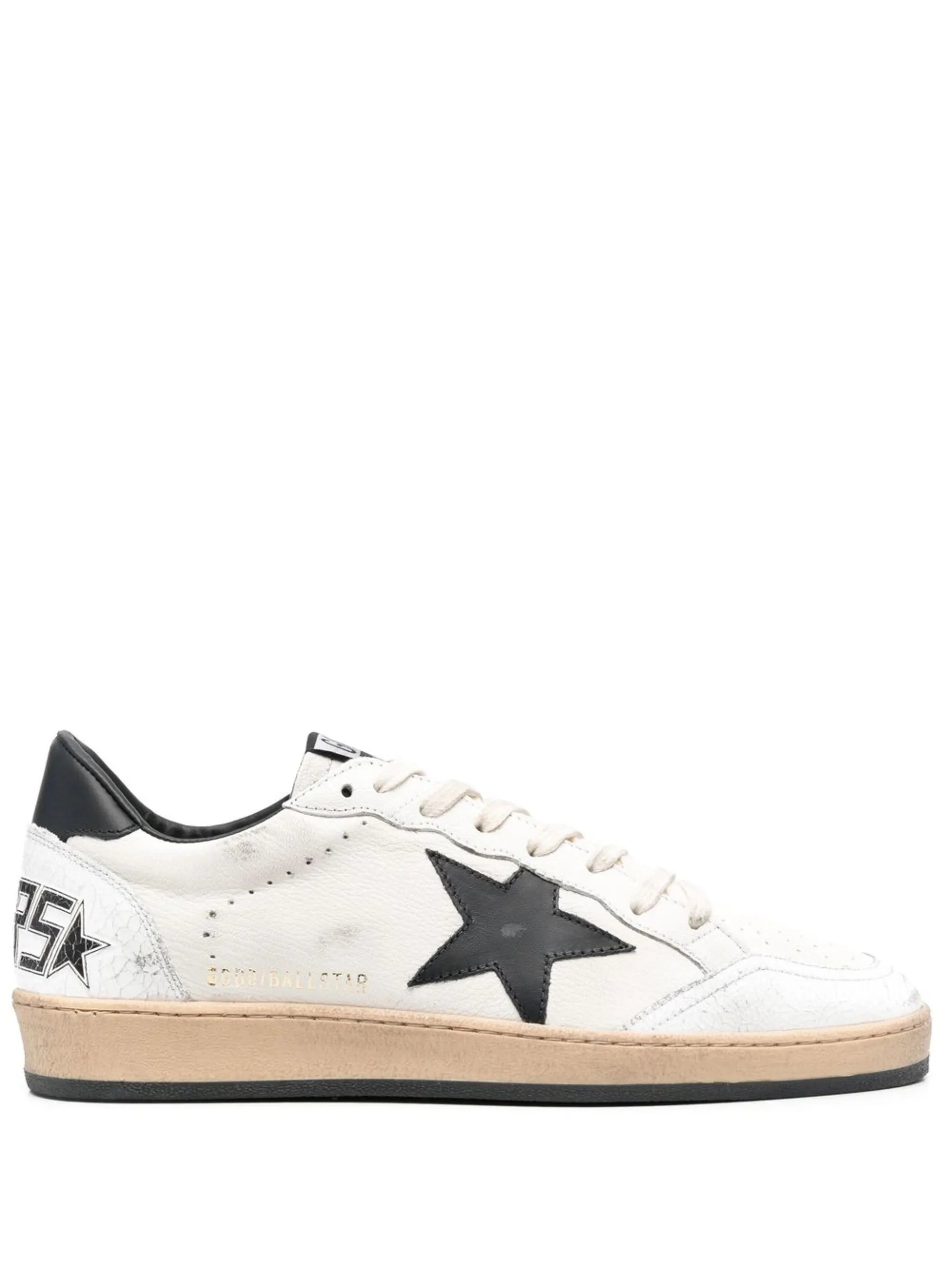 Ball Star distressed-effect sneakers