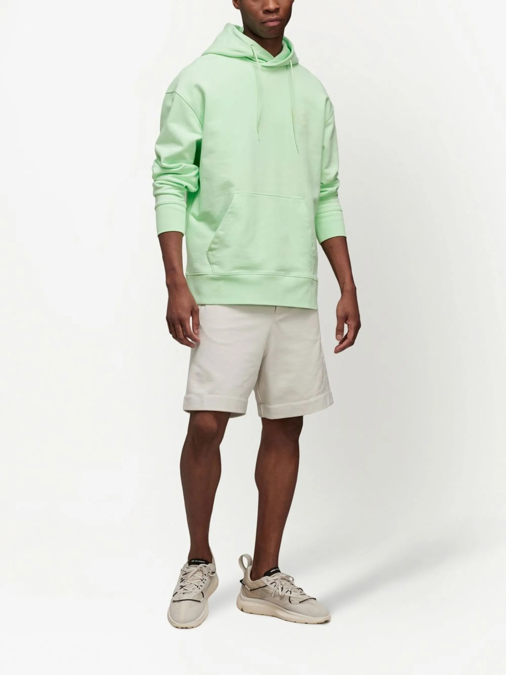 drawstring long sleeve hoodie