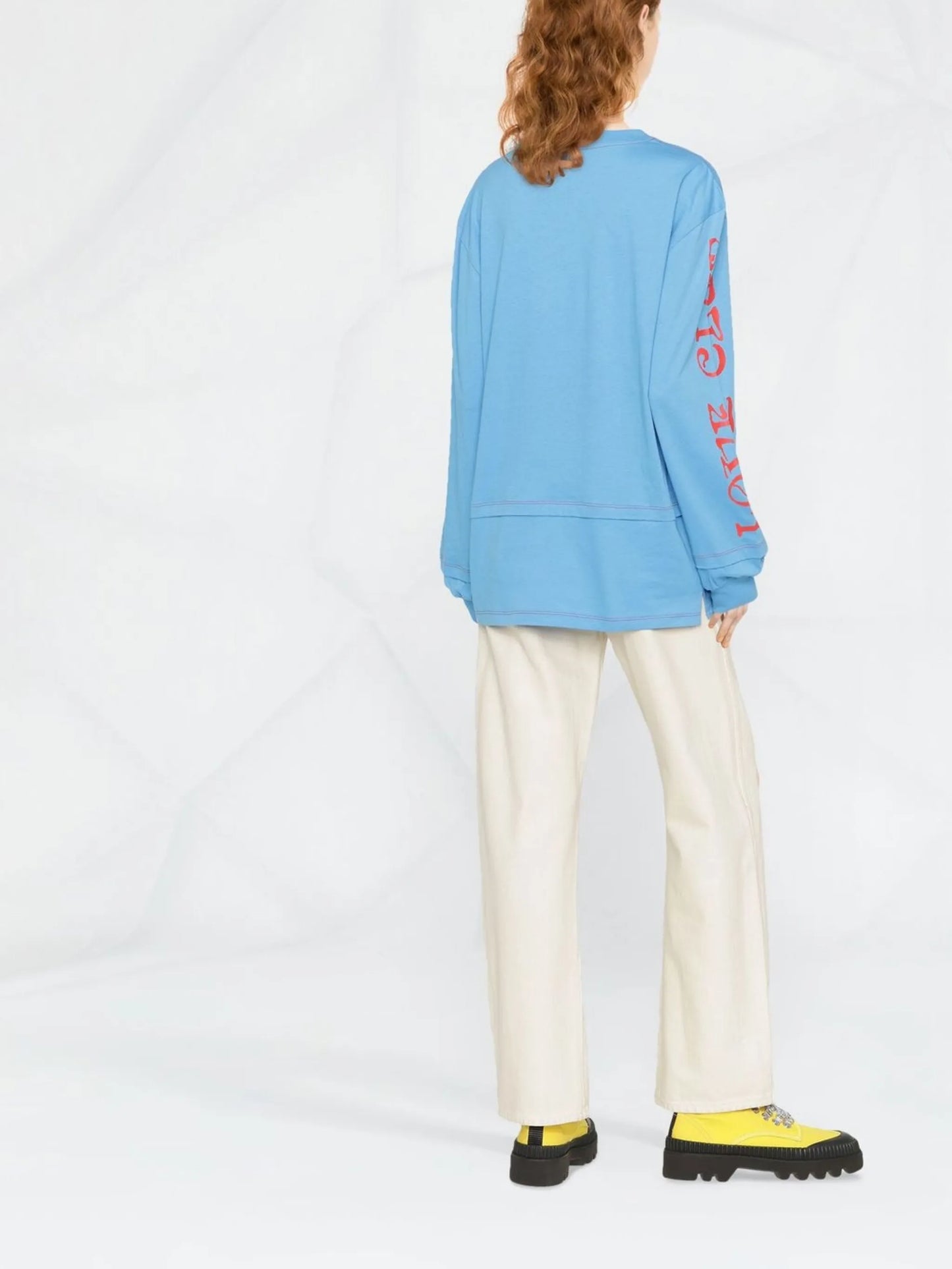 graphic-print long-sleeve T-shirt