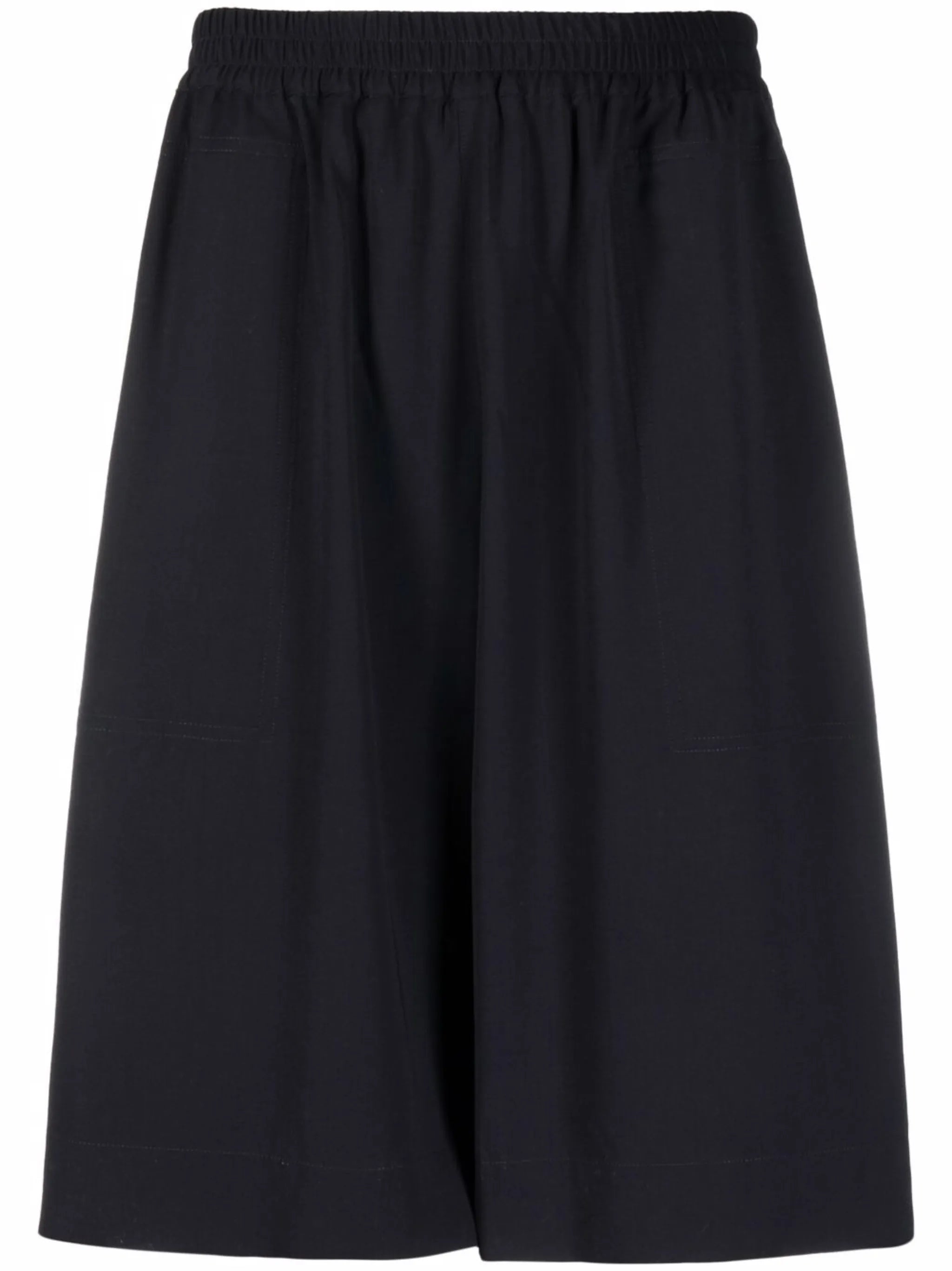 knee-length bermuda shorts