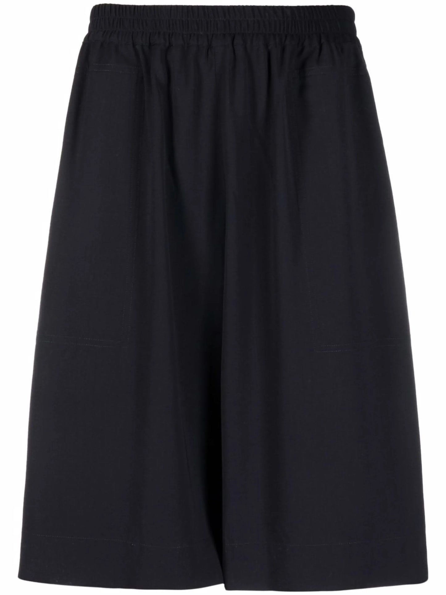 knee-length bermuda shorts