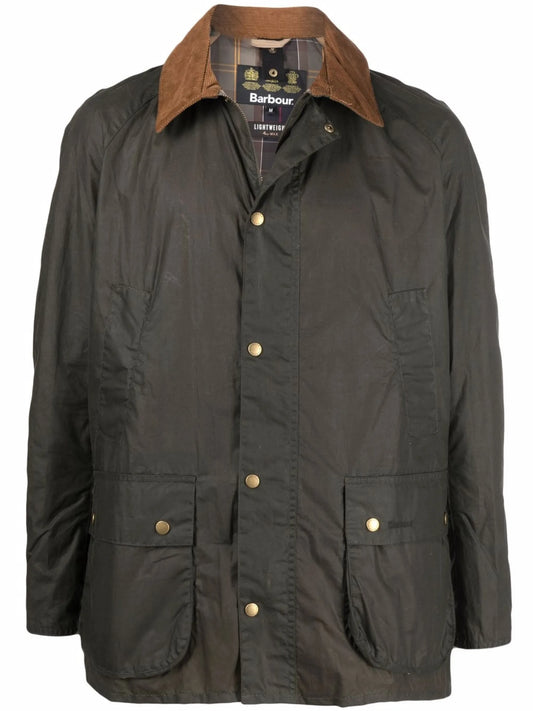 contrasting-collar detail jacket