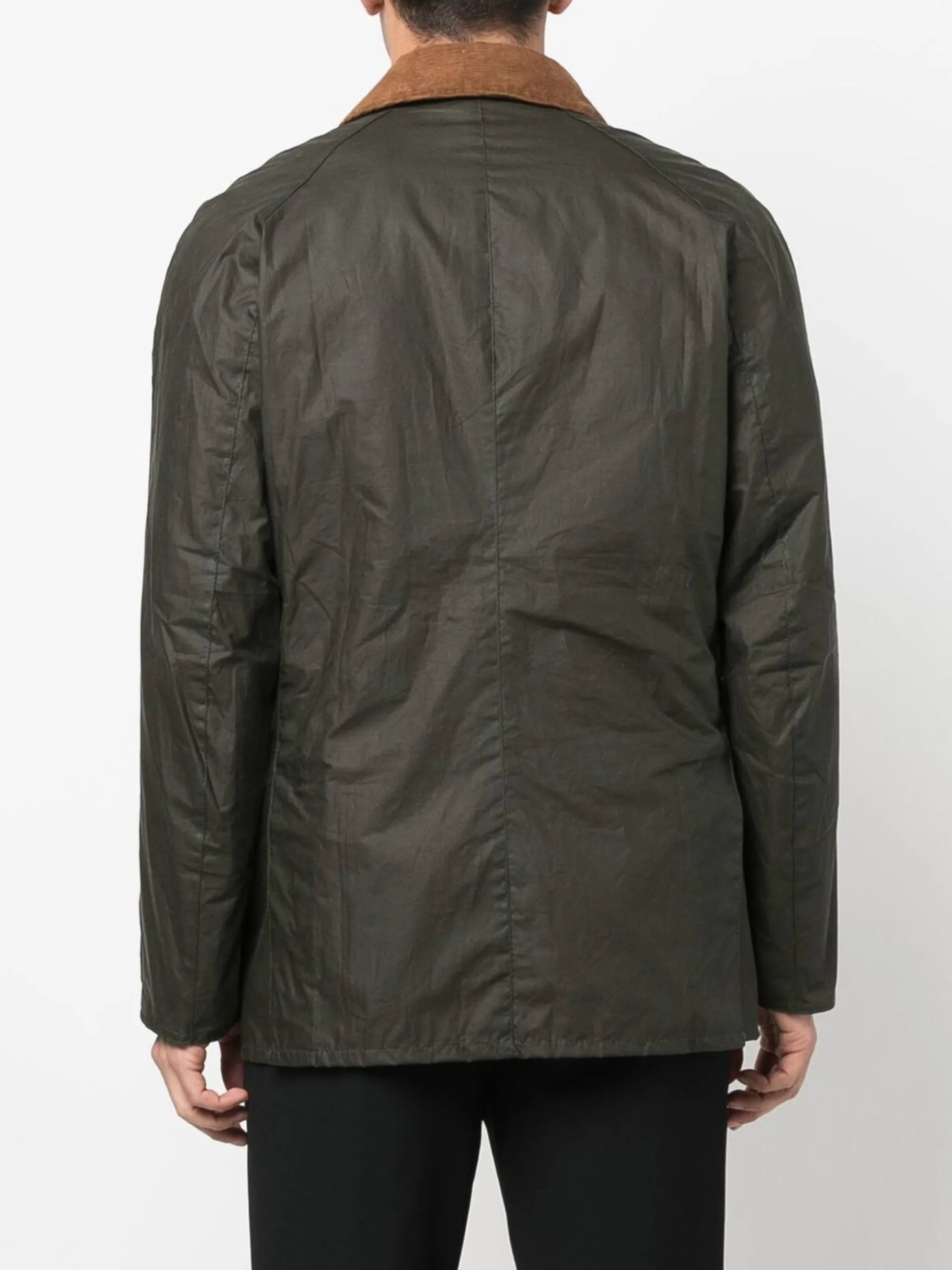 contrasting-collar detail jacket