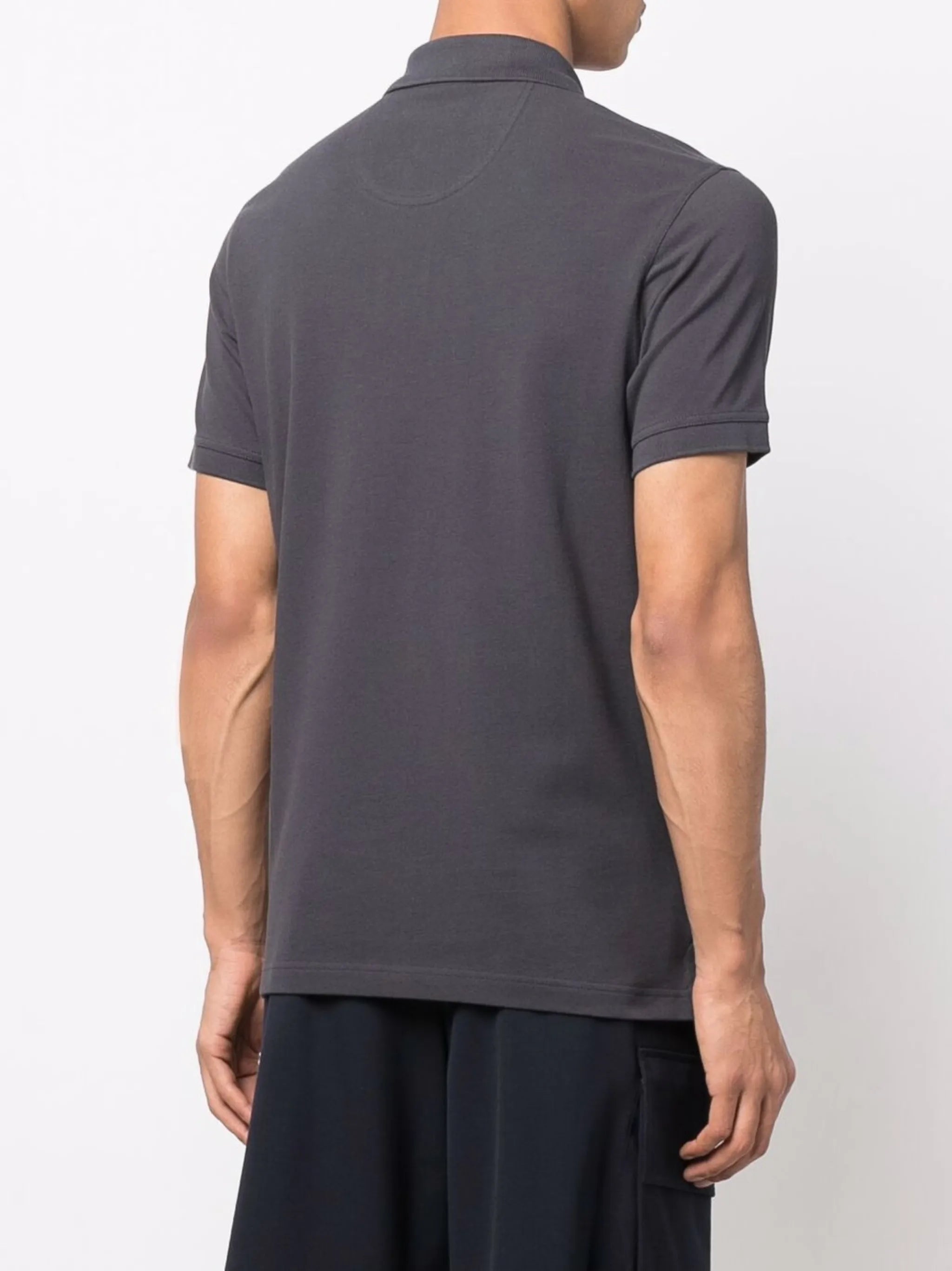embroidered-logo polo shirt