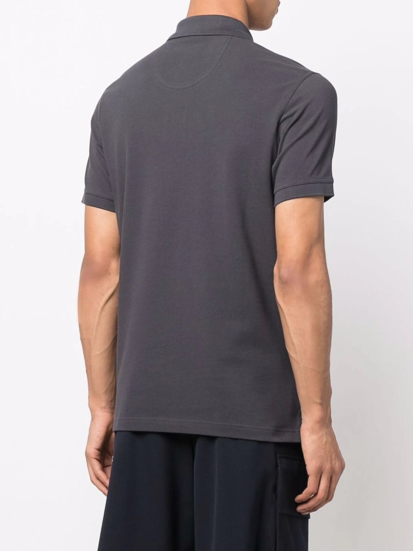 embroidered-logo polo shirt