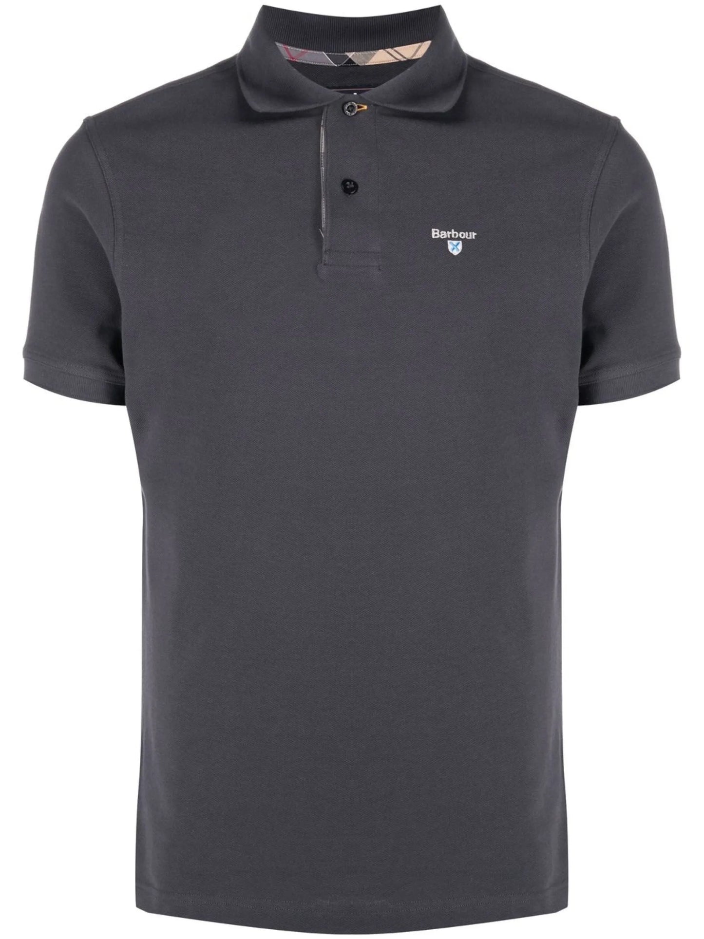 embroidered-logo polo shirt