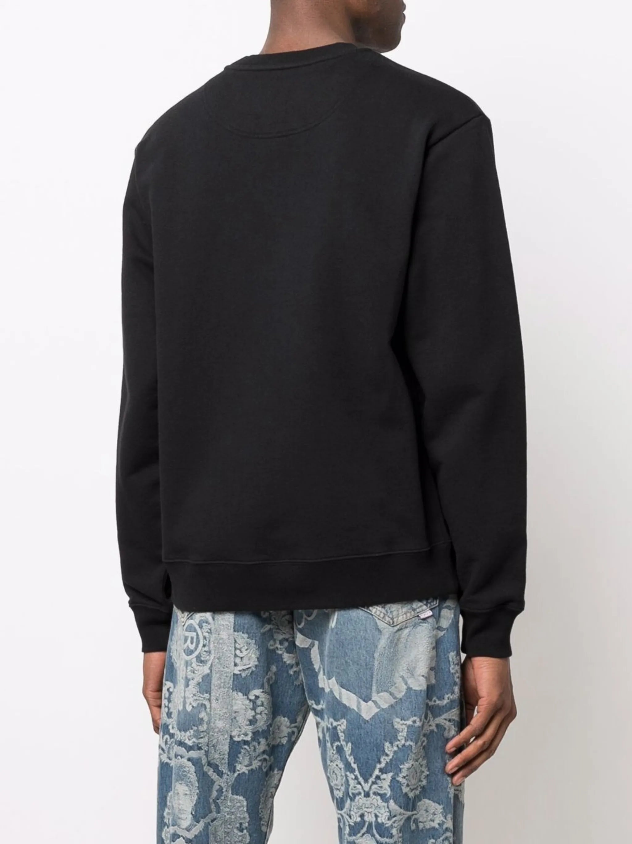 slogan-print sweatshirt