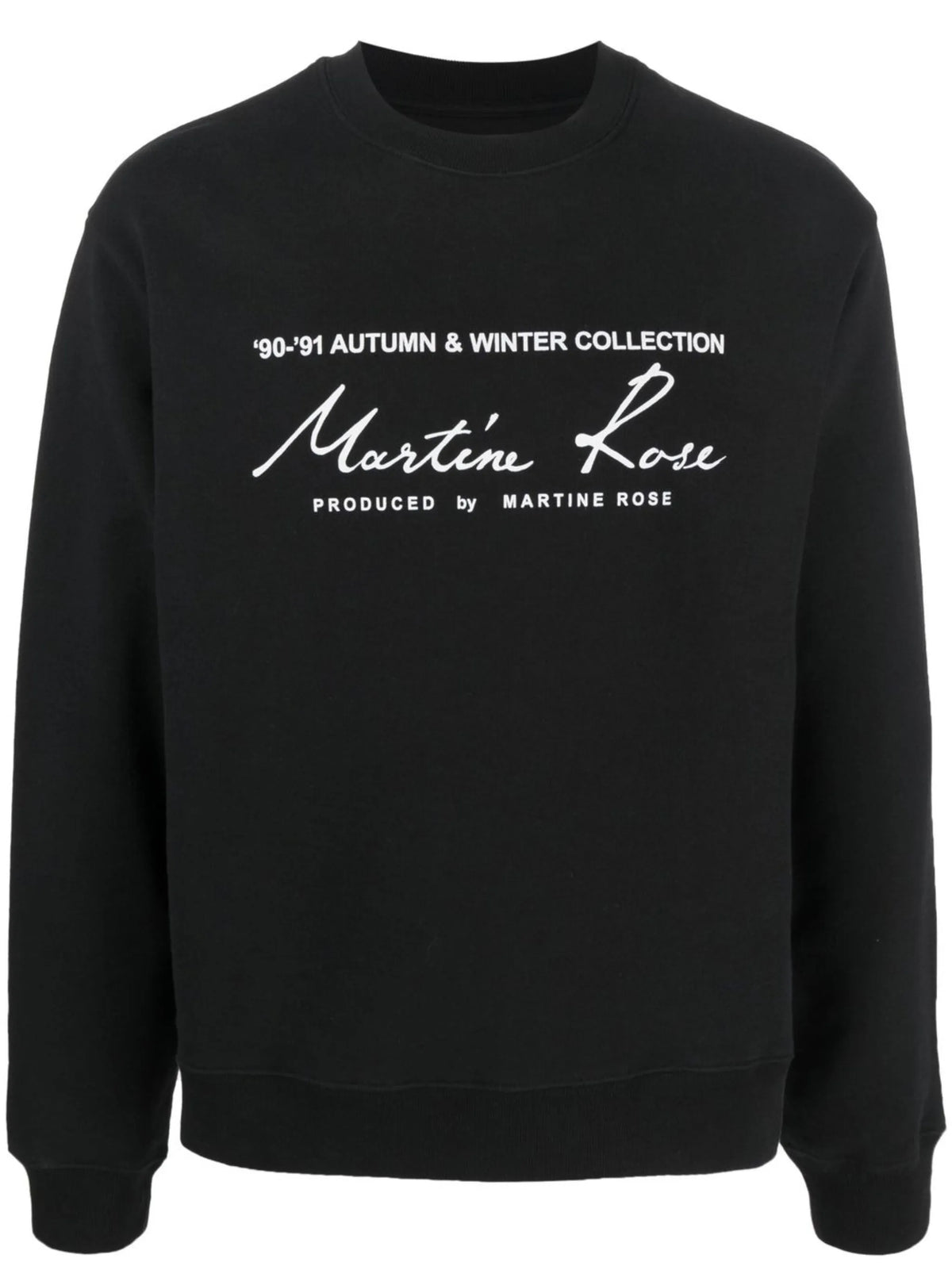slogan-print sweatshirt