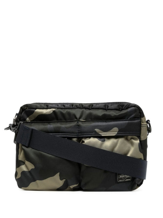camouflage-print crossbody bag