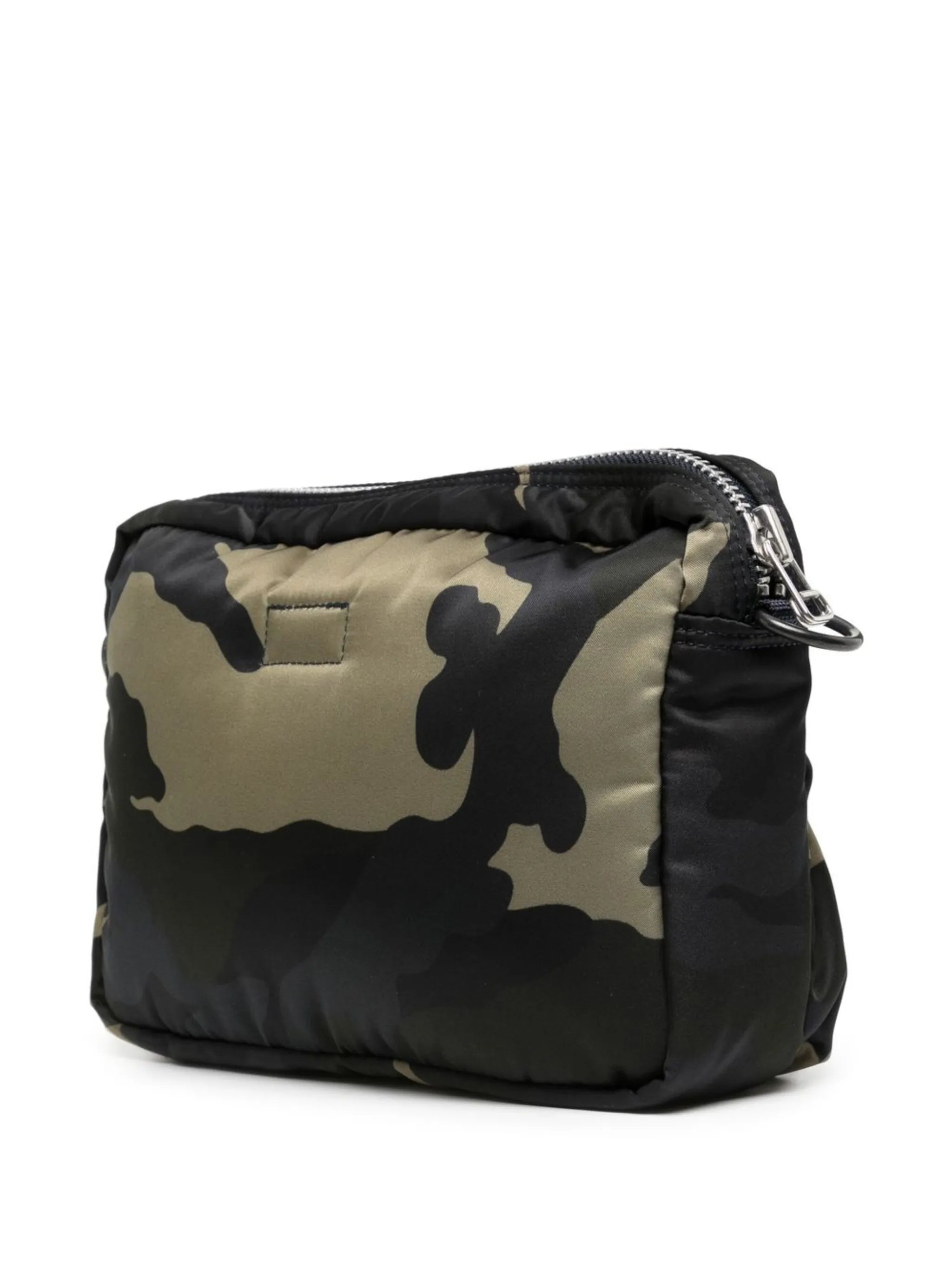 camouflage-print crossbody bag
