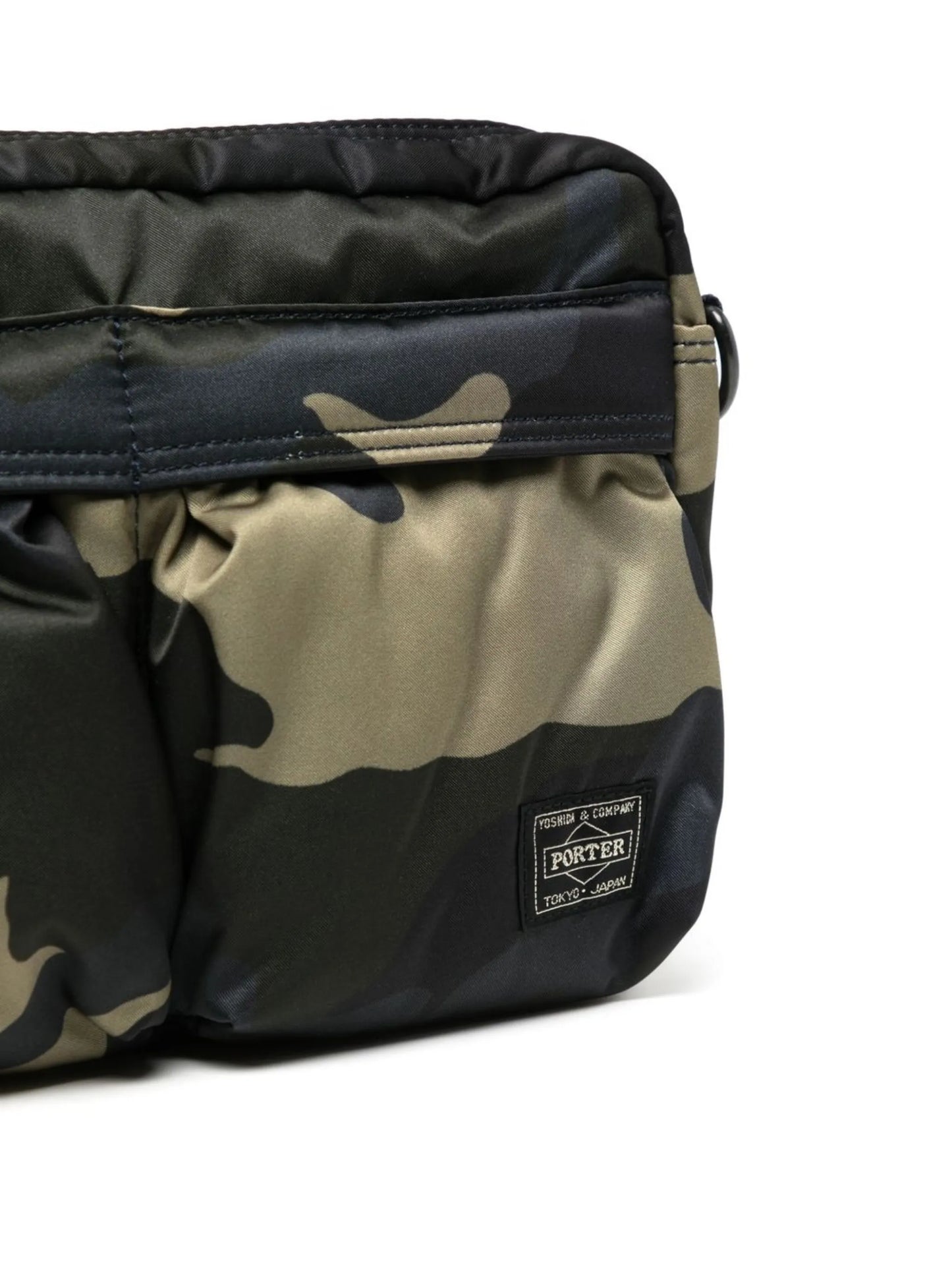 camouflage-print crossbody bag