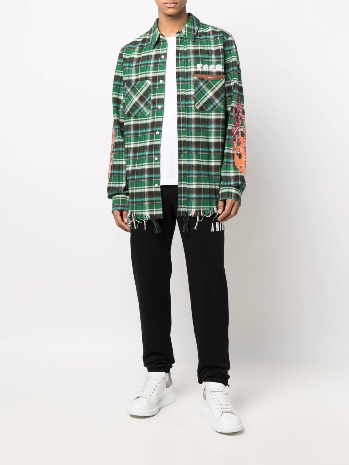logo-print track pants