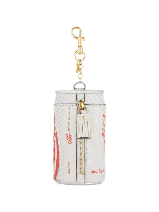 x Diet Coke leather coin-purse keychain
