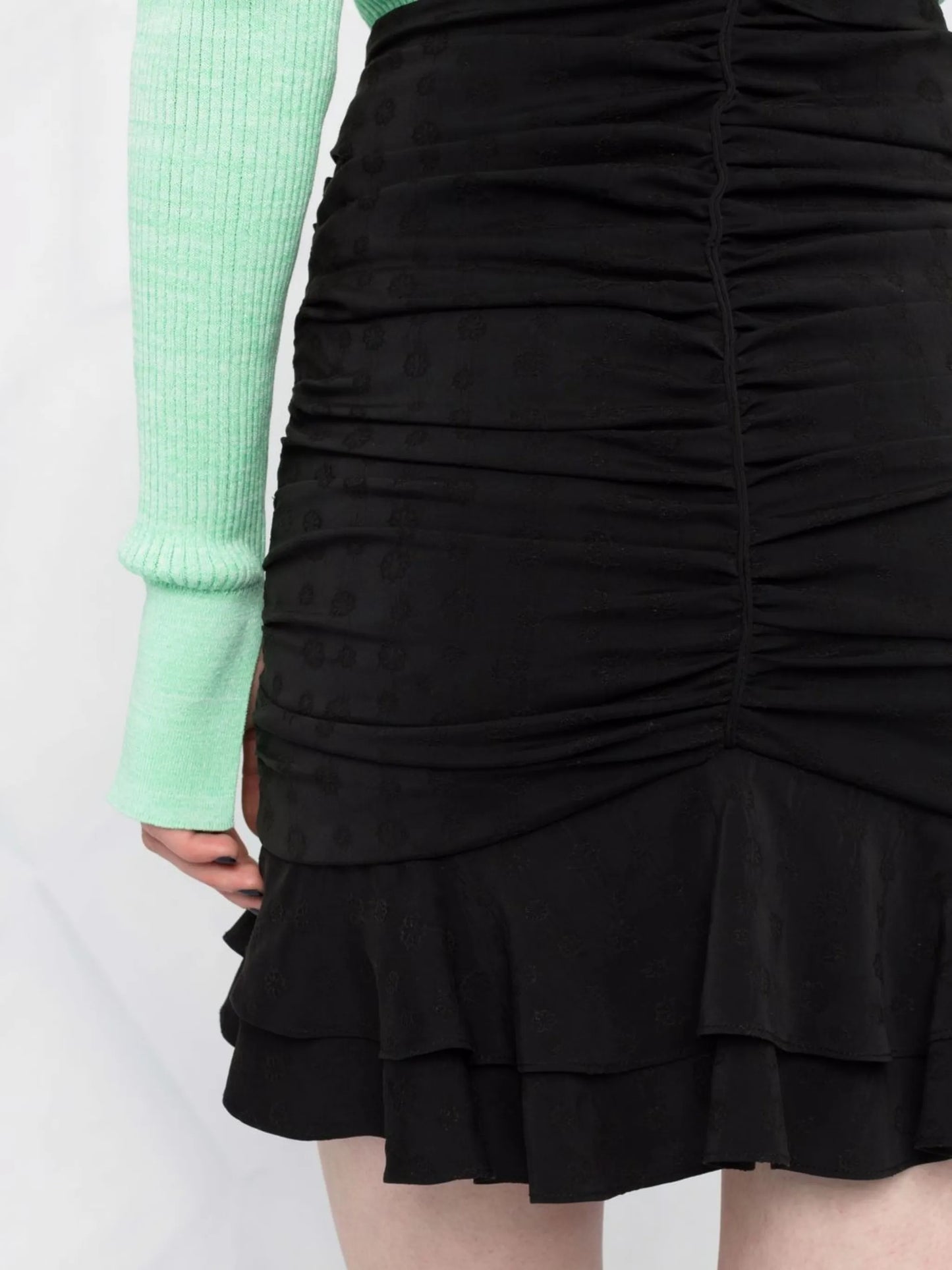 Milendi draped miniskirt