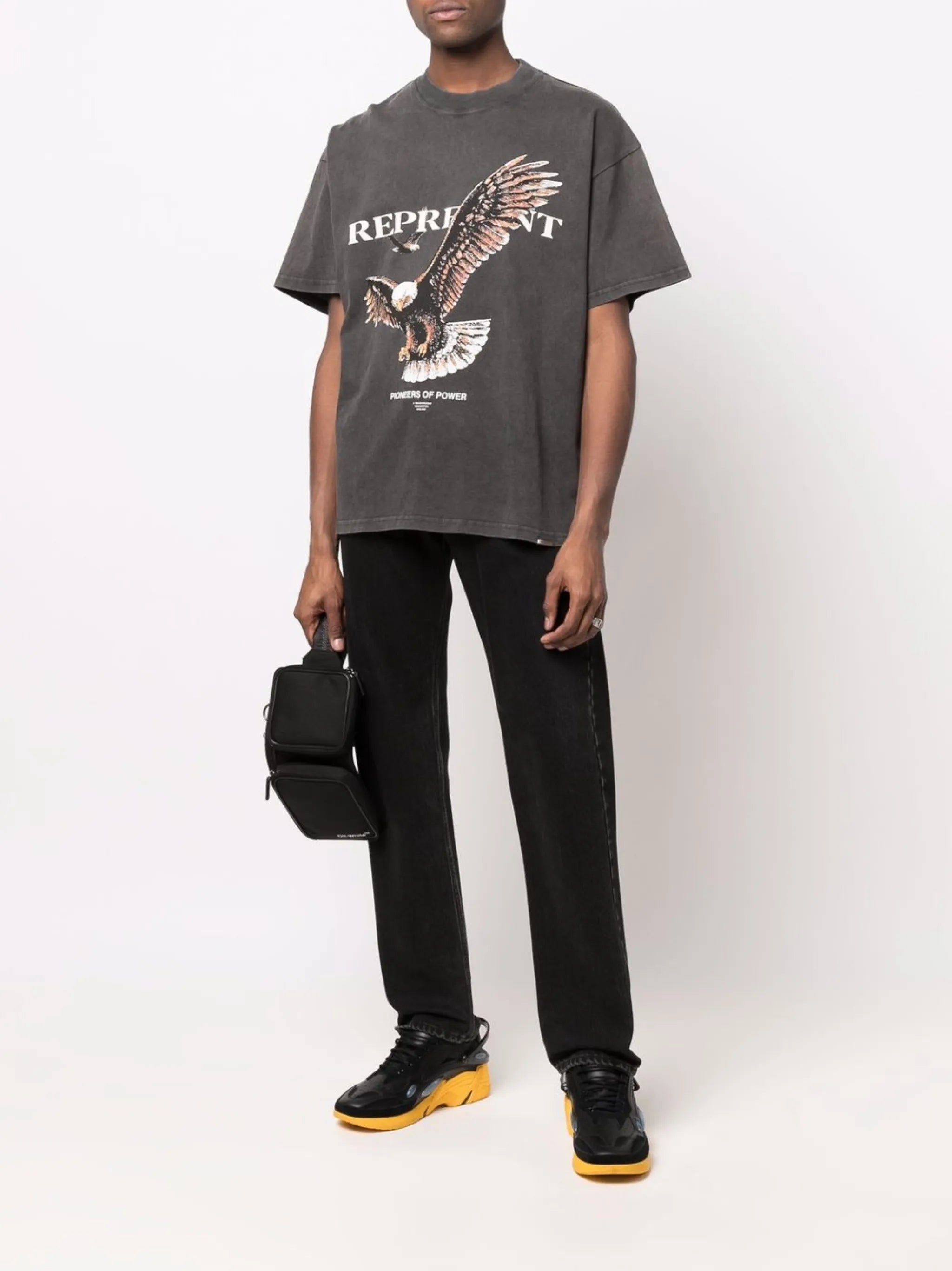 eagle-print T-shirt