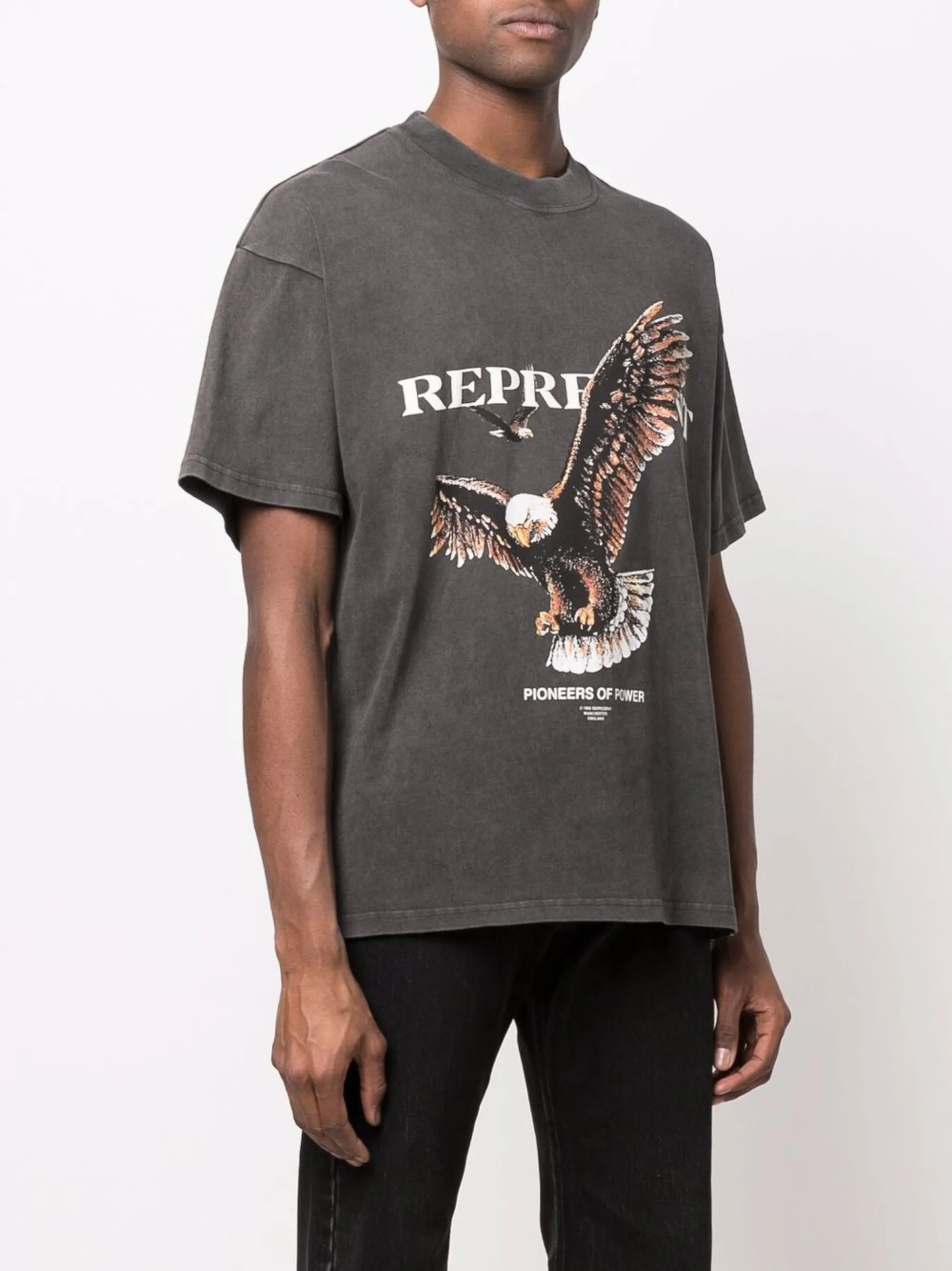 eagle-print T-shirt
