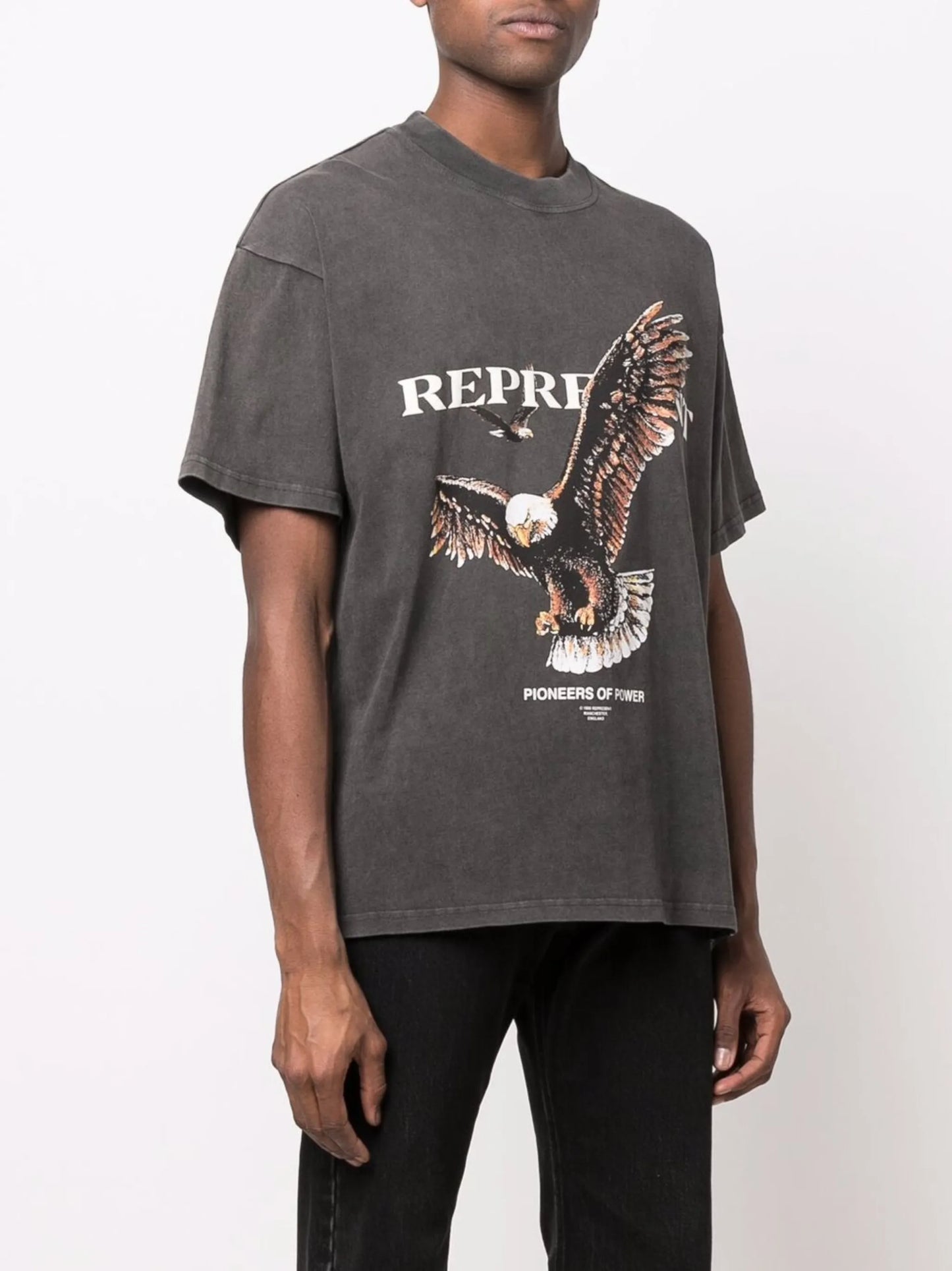 eagle-print T-shirt