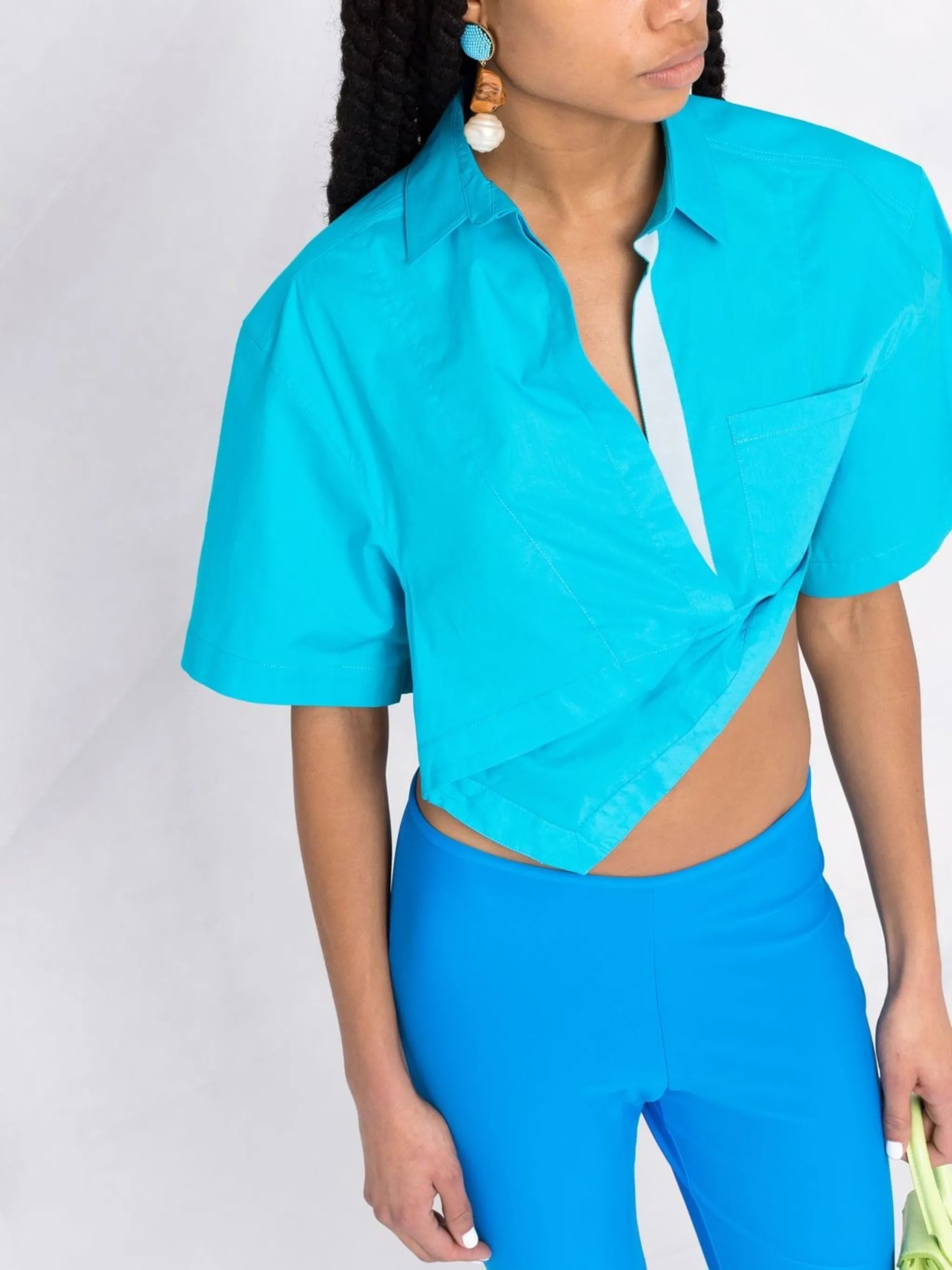 La Chemise Capri cropped shirt
