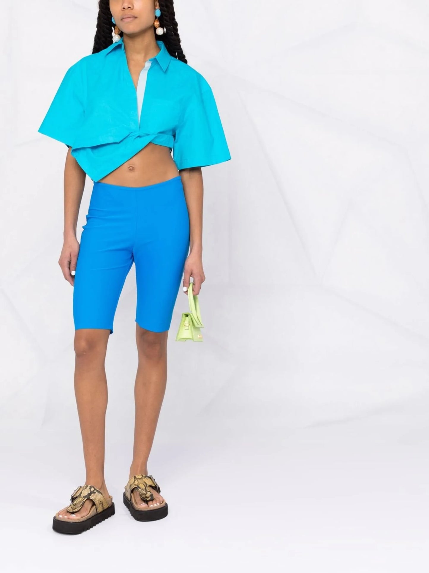La Chemise Capri cropped shirt