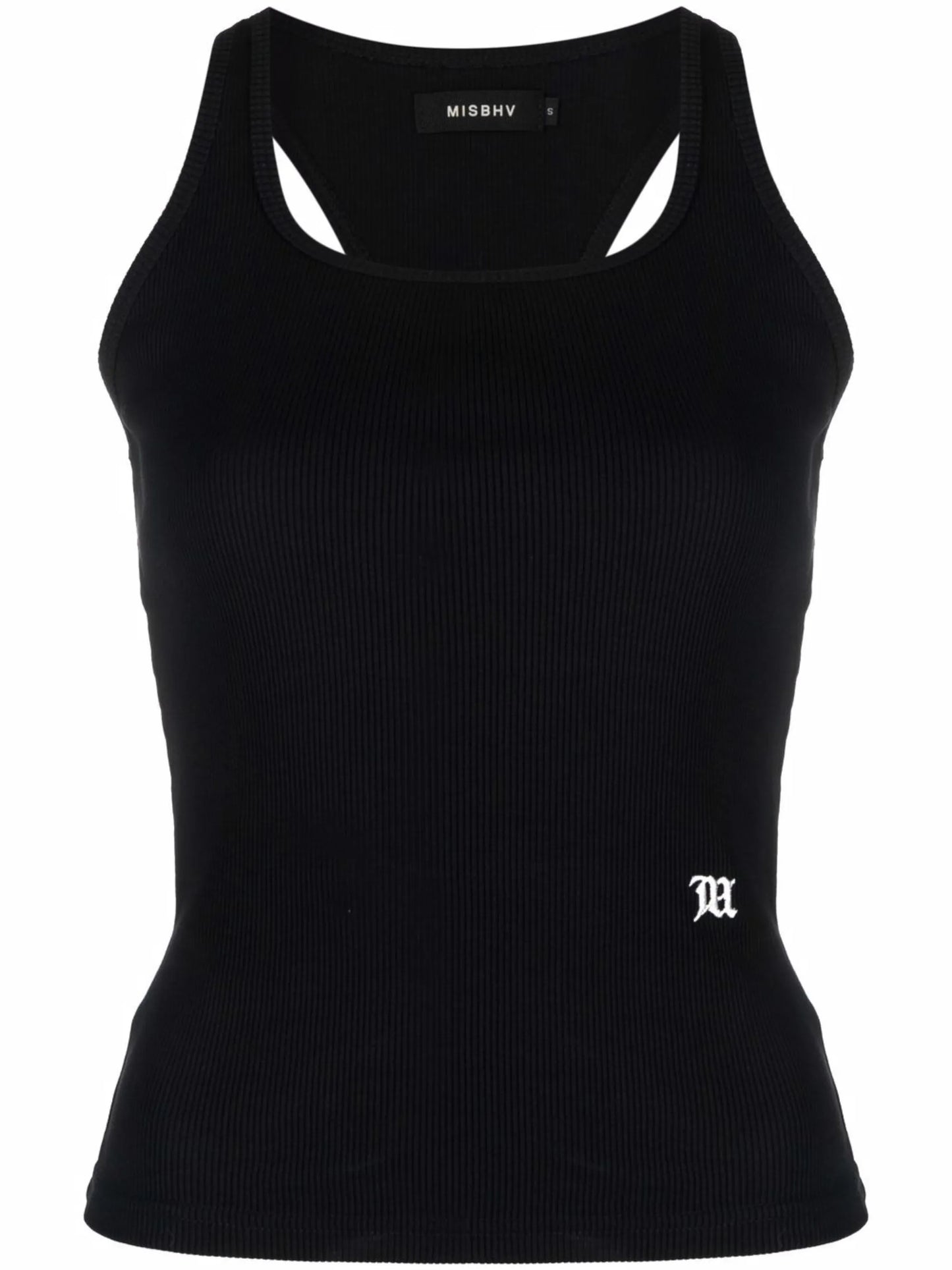 ribbed-knit tank top