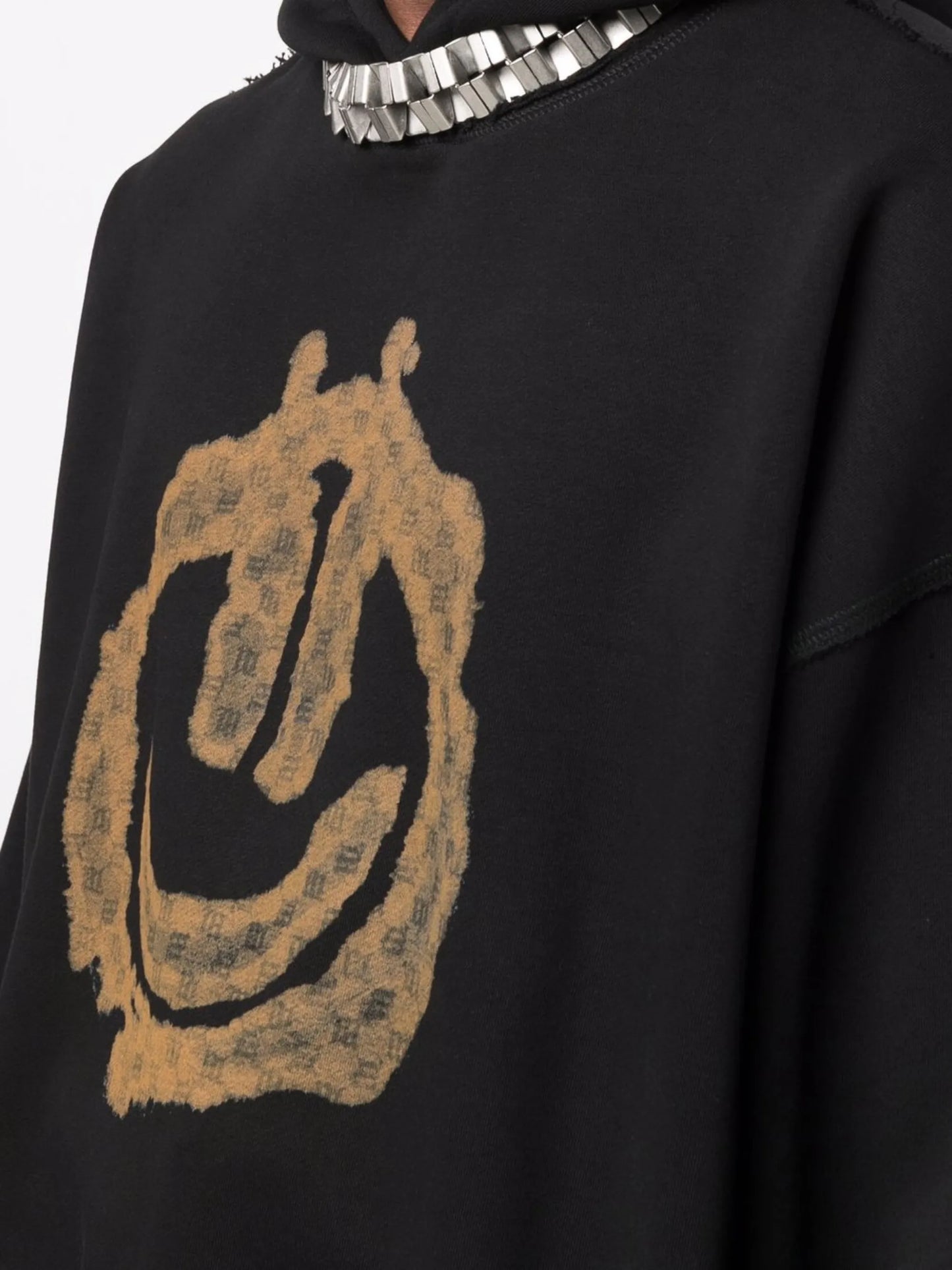 logo-print hoodie