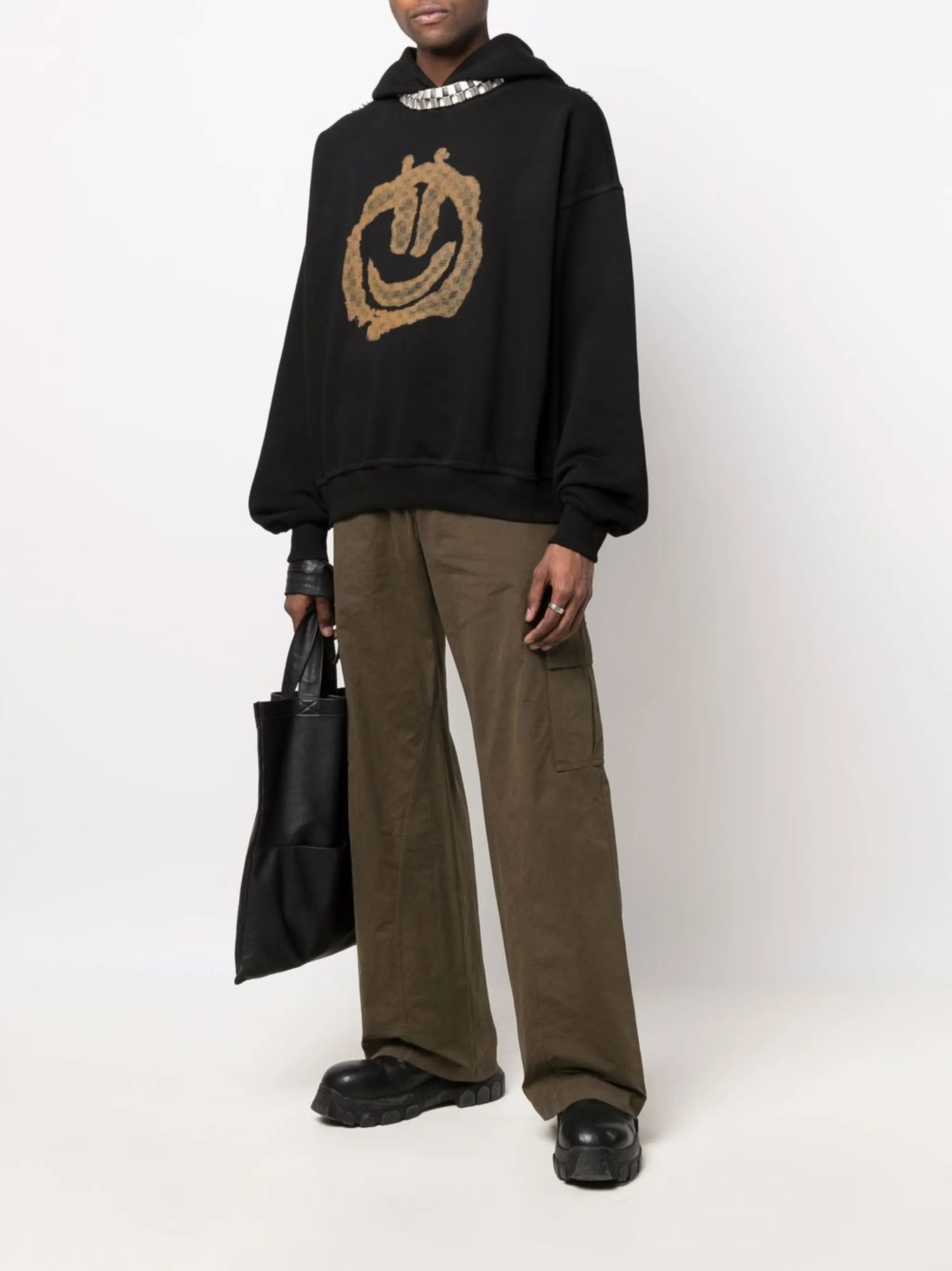logo-print hoodie