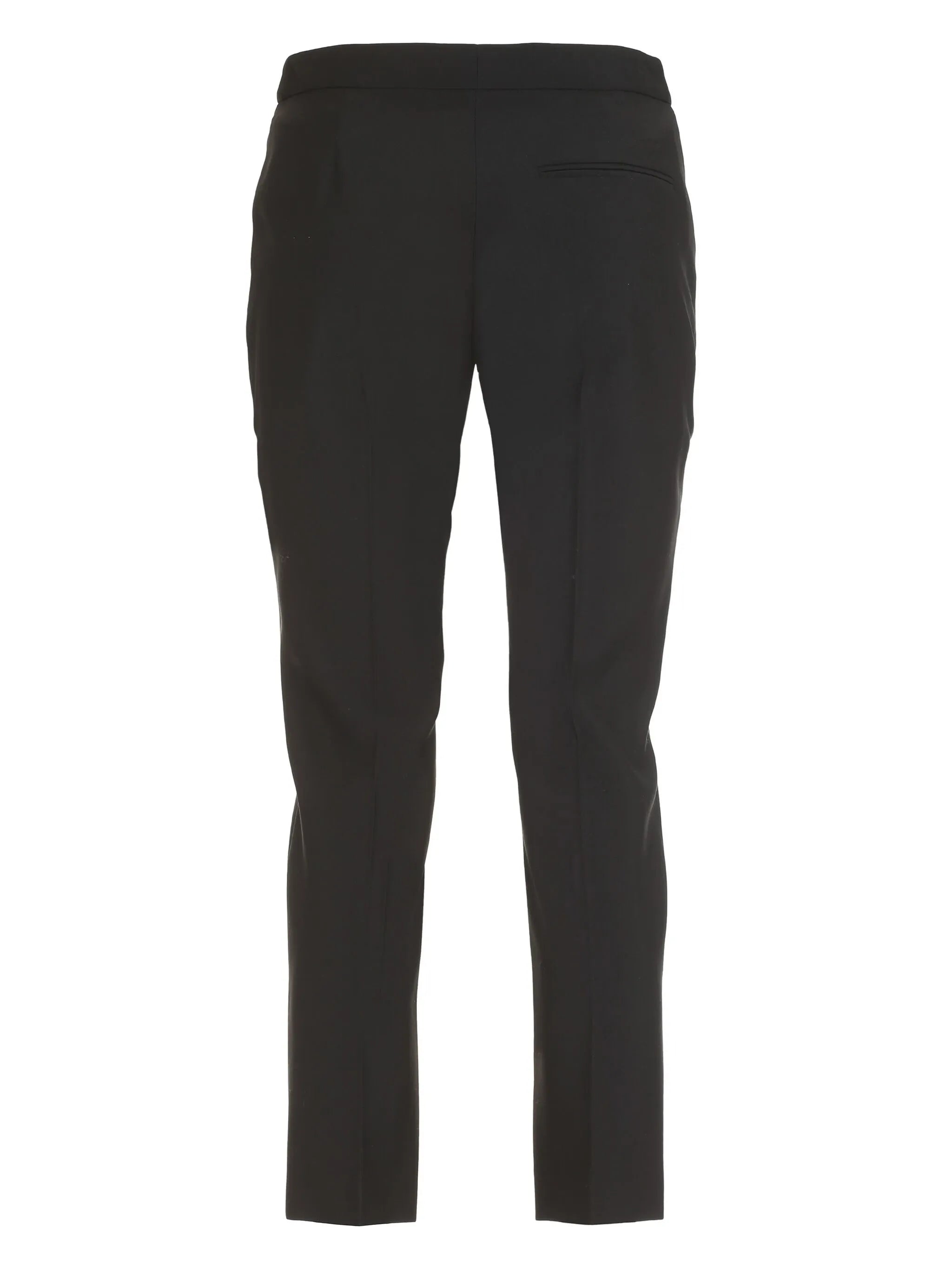 low-rise cropped trousers