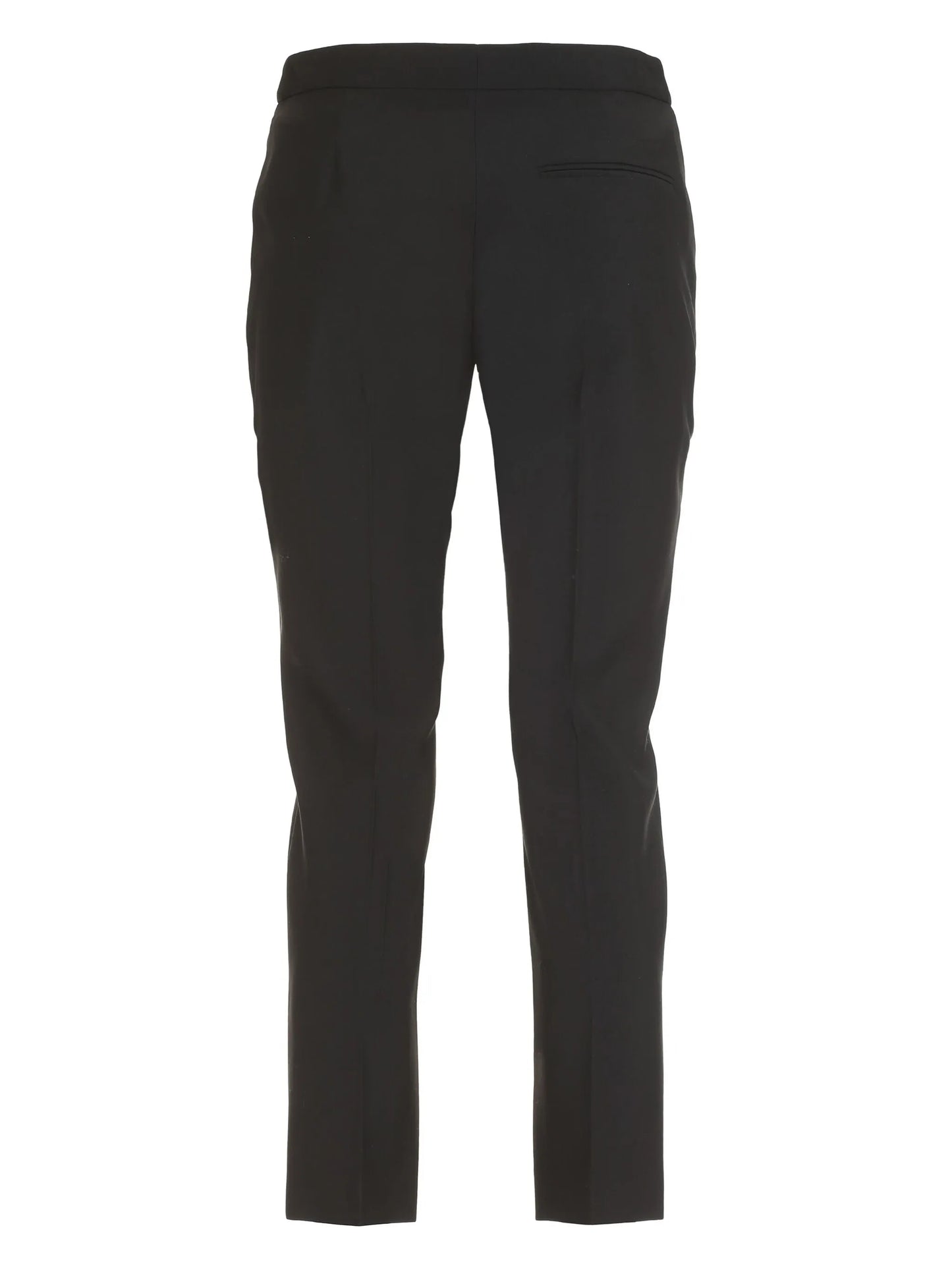 low-rise cropped trousers