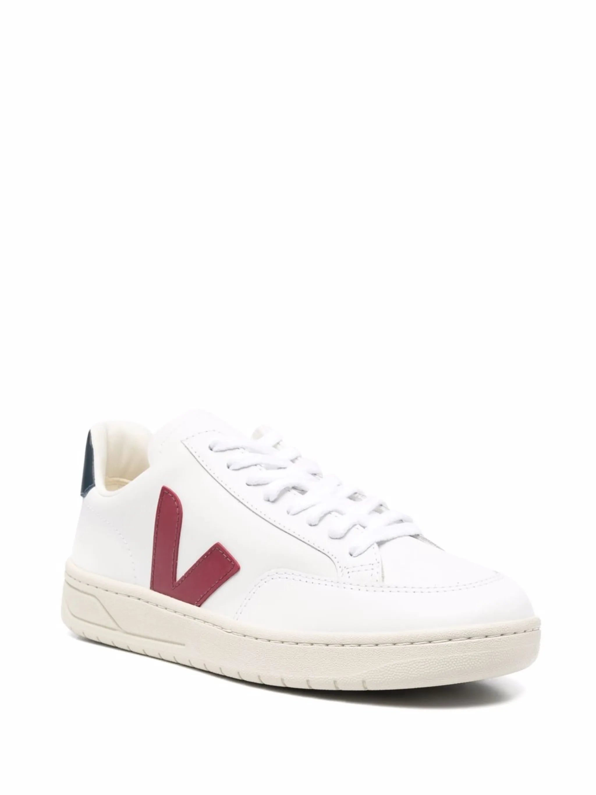 V-12 panelled lace-up sneakers