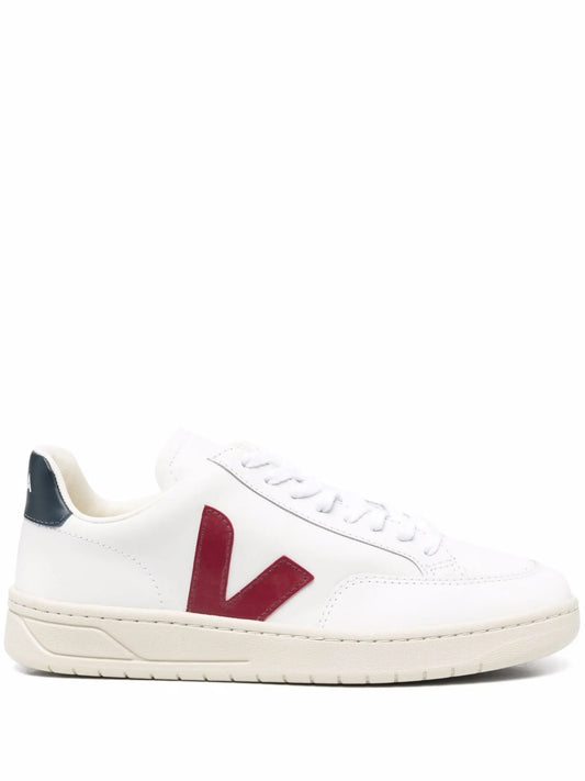 V-12 panelled lace-up sneakers
