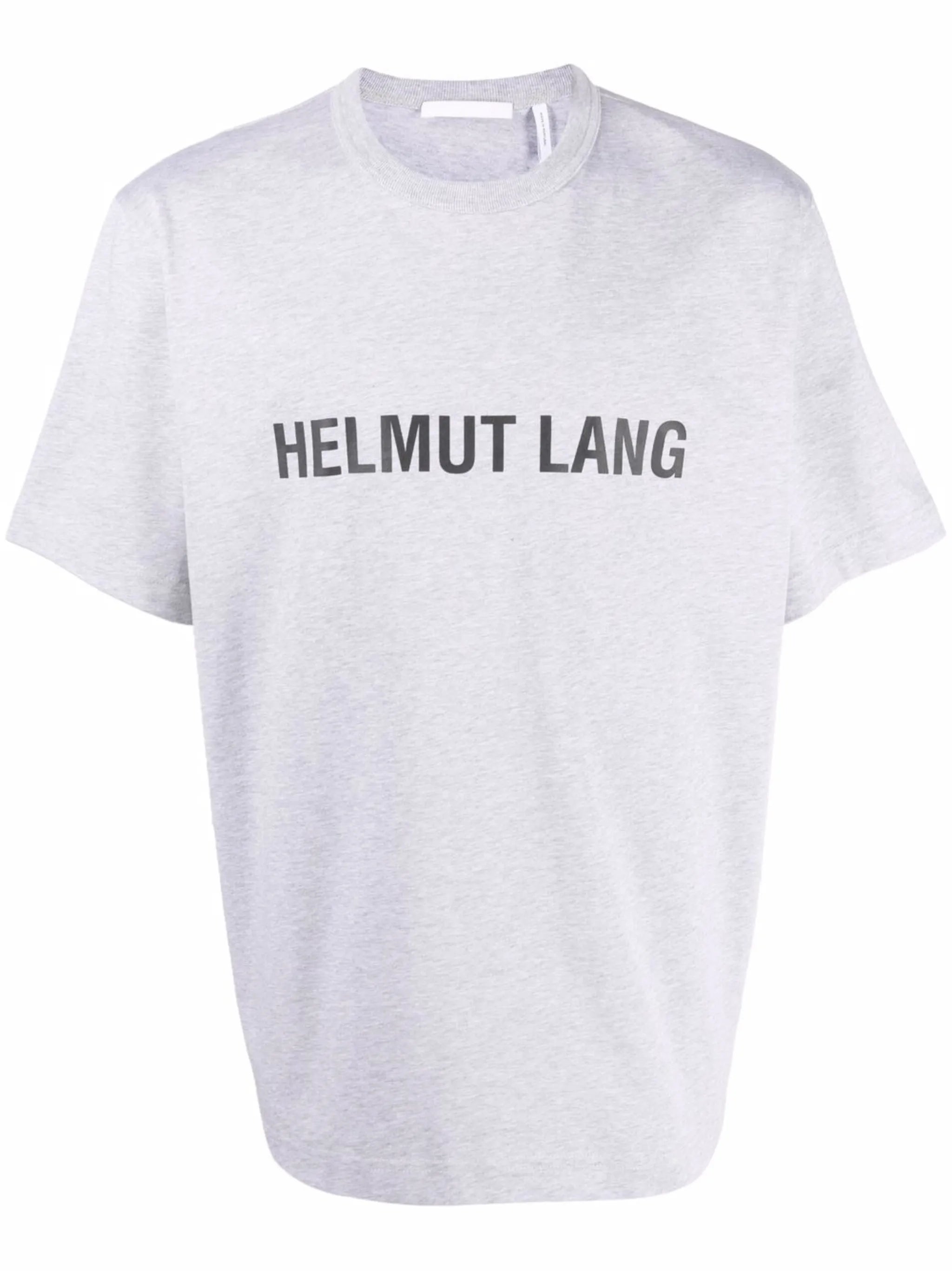 melange logo-print T-shirt