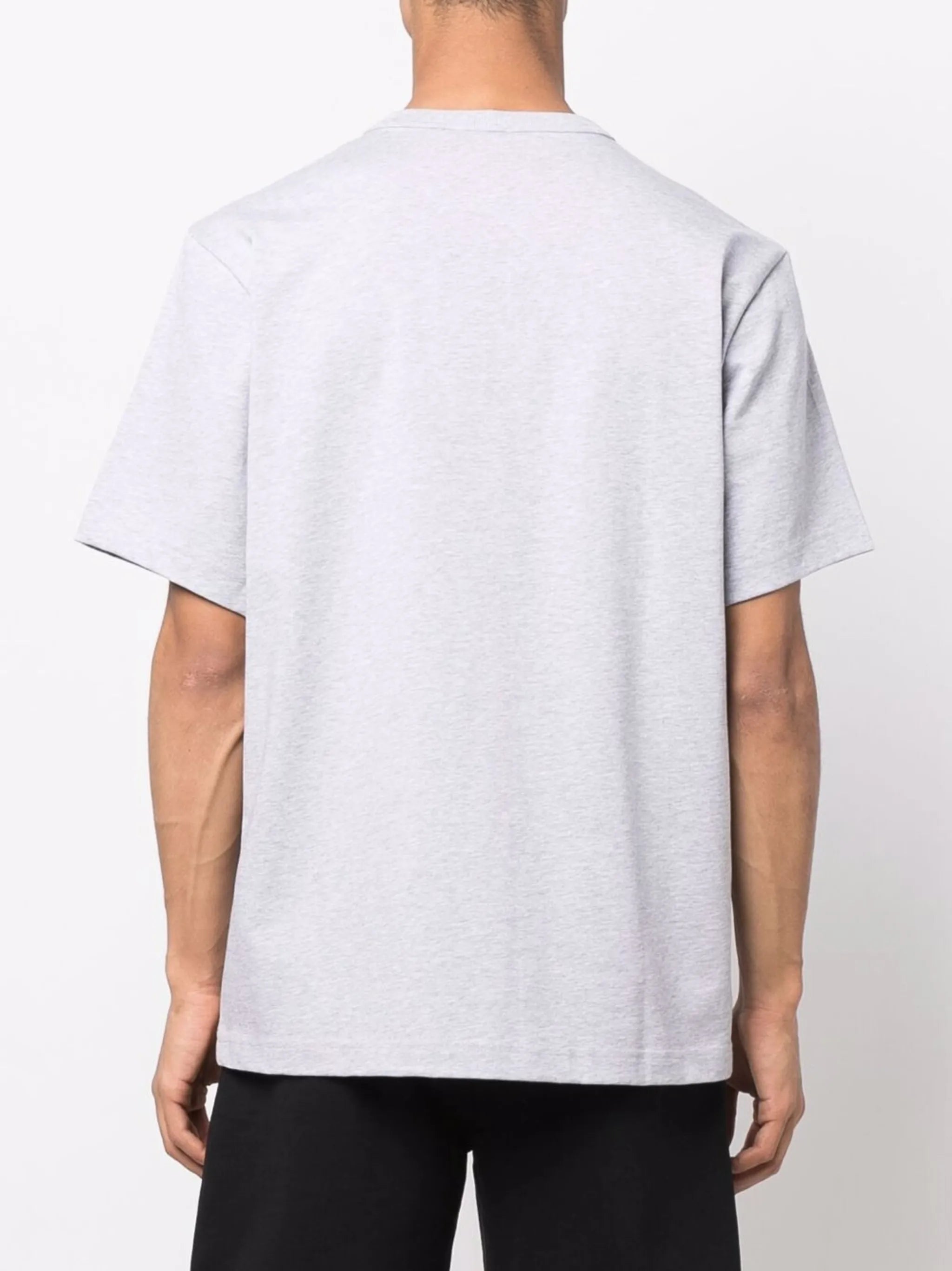melange logo-print T-shirt